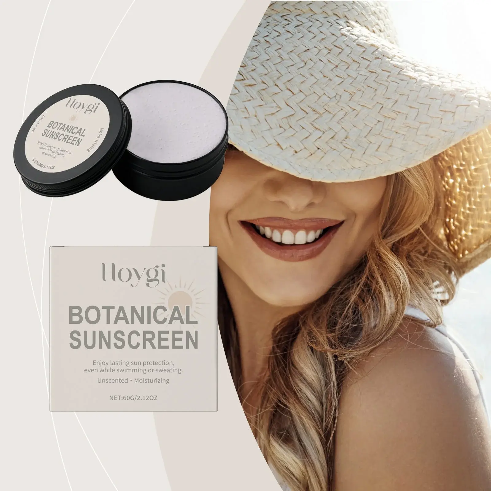 Plant Protective Cream Moisturizing Non-Sticky Sunscreen - Hoygi 2 HO A05 0977 01 30444244