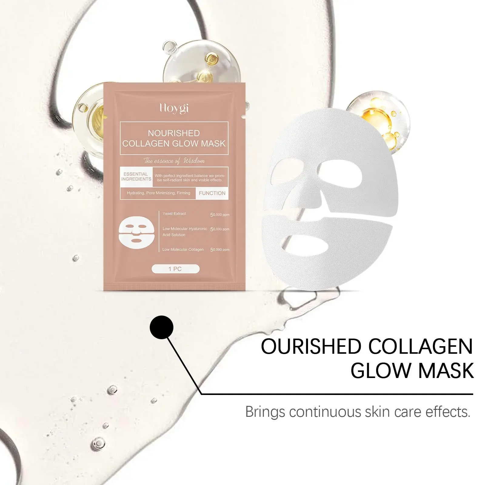 Collagen Moisturizing Mask for Deep Hydration and Smoothing - Hoygi 6 HO A05 0985 01 53119085