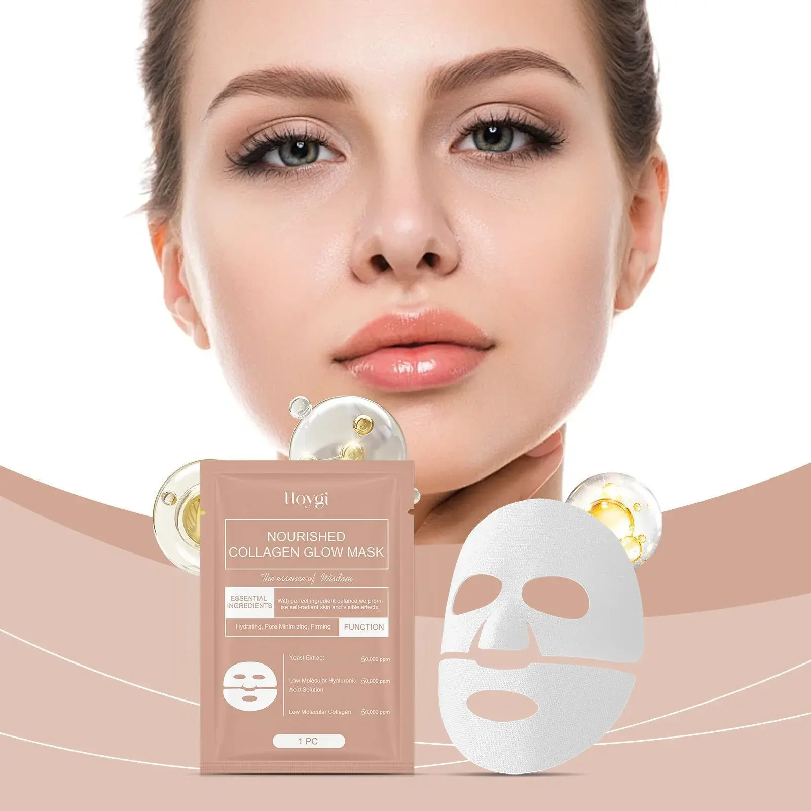 Collagen Moisturizing Mask for Deep Hydration and Smoothing - Hoygi 2 HO A05 0985 01 64421510