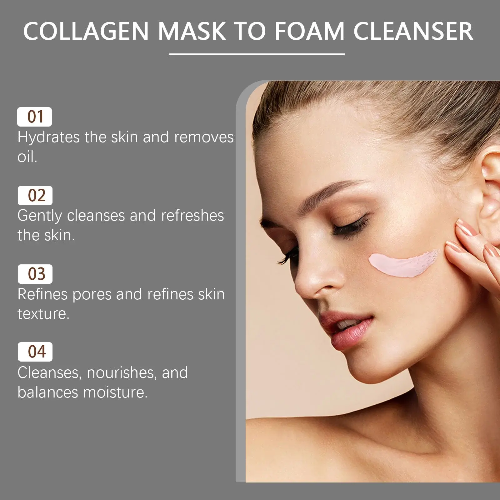 Collagen Moisturizing Facial Cleanser for Hydrating Pore Care - Hoygi 9 HO A05 0986 01 87709931