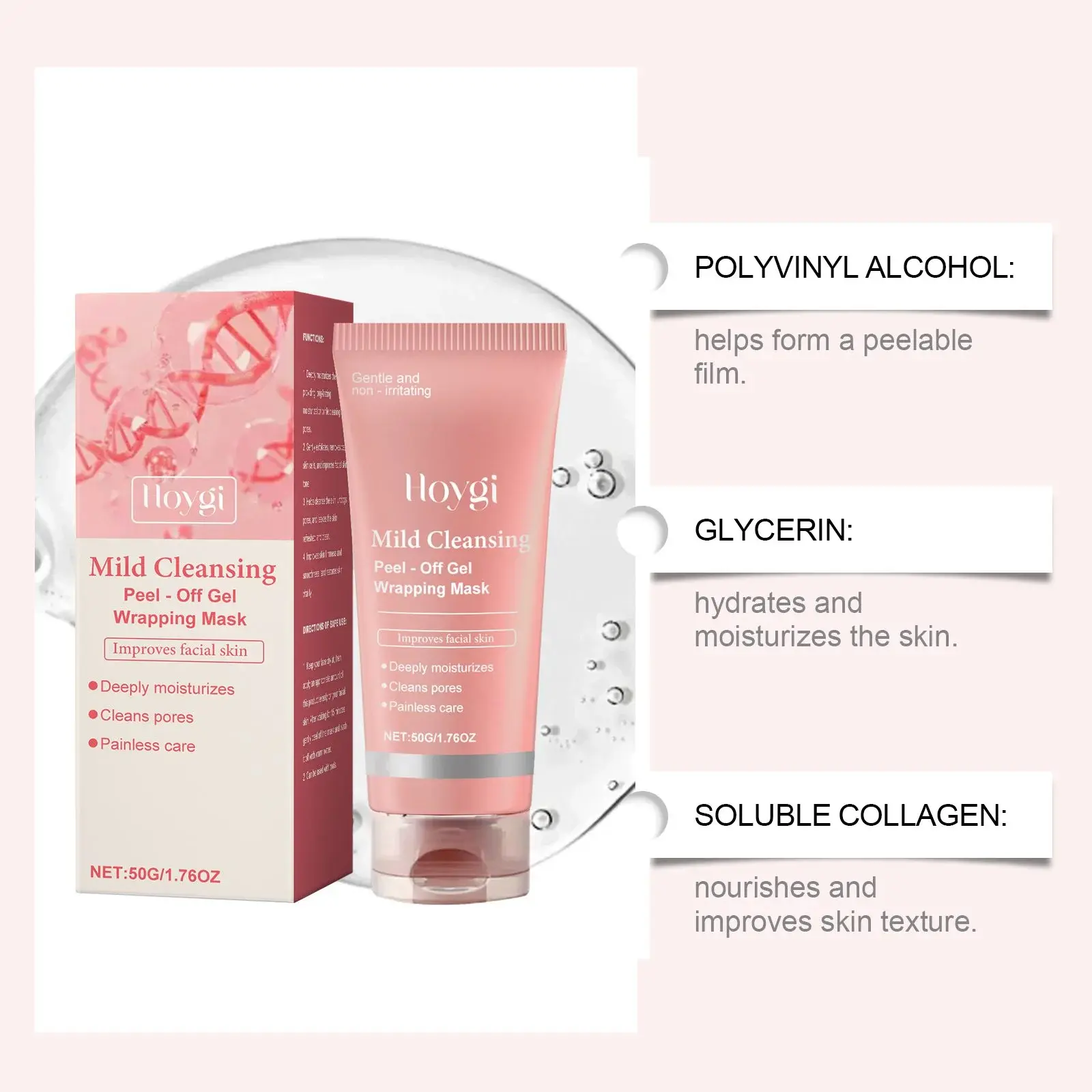 Moisturizing Nourishing Peel-Off Facial Mask for Hydrated Skin 5 HO A05 0987 01 38709239