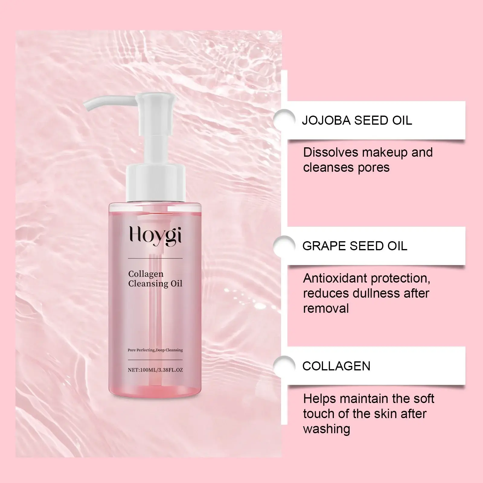 Gentle Emulsifying Makeup Remover Oil with Jojoba Seed - Hoygi 5 HO A05 0991 01 38041120