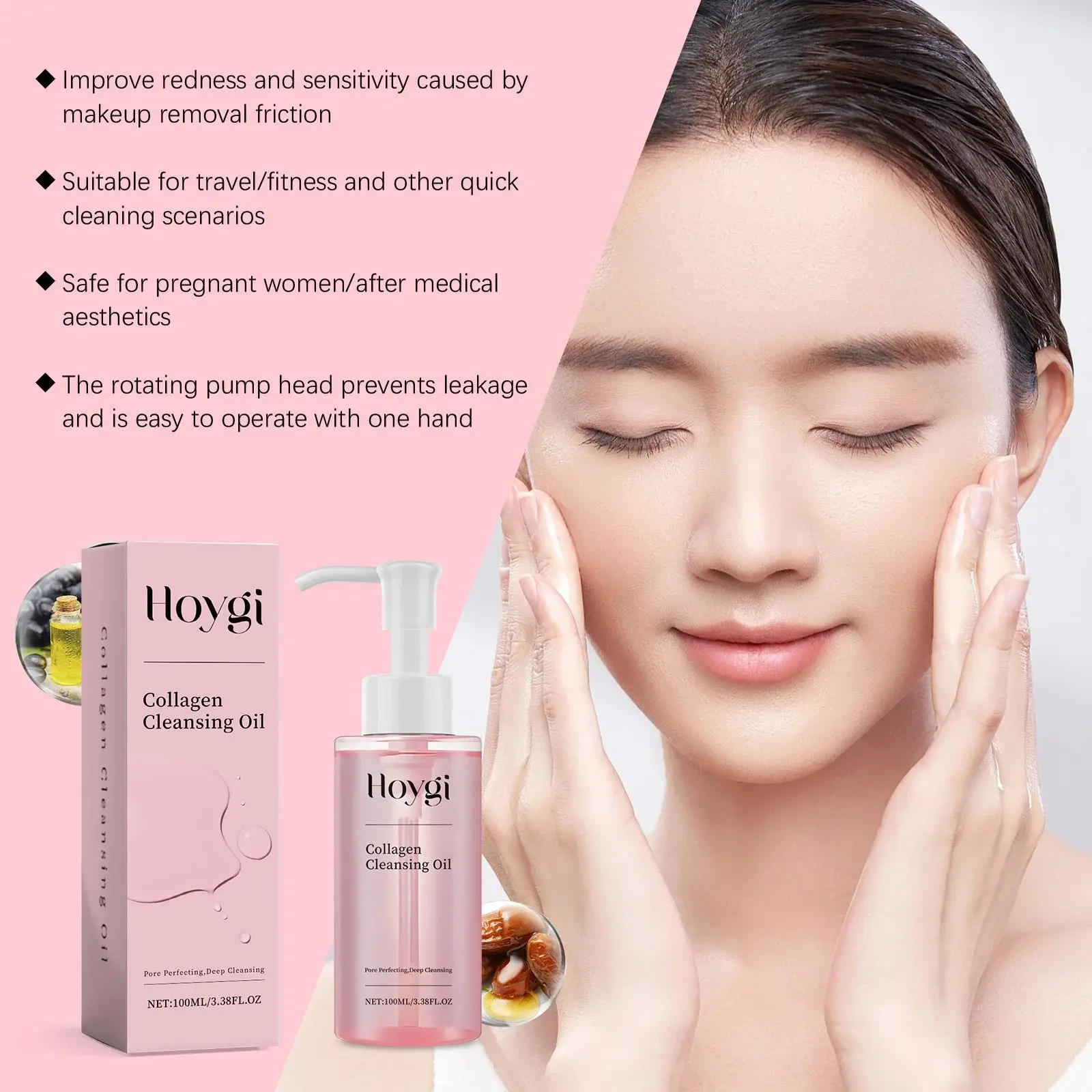 Gentle Emulsifying Makeup Remover Oil with Jojoba Seed - Hoygi 7 HO A05 0991 01 79357760