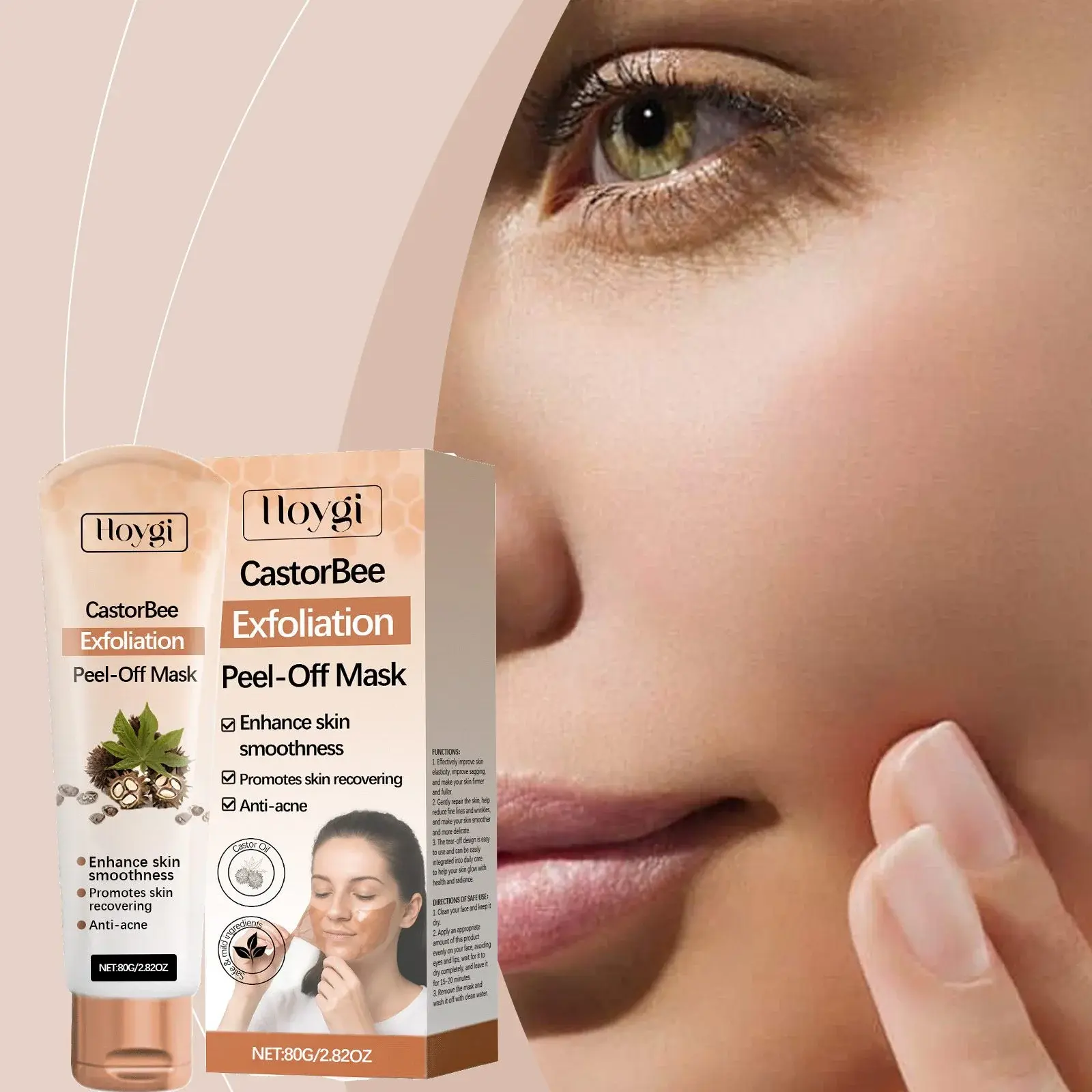 Gentle Exfoliating Peel-Off Mask Moisturizing & Hydrating by Hoygi 2 HO A05 1008 01 84471670