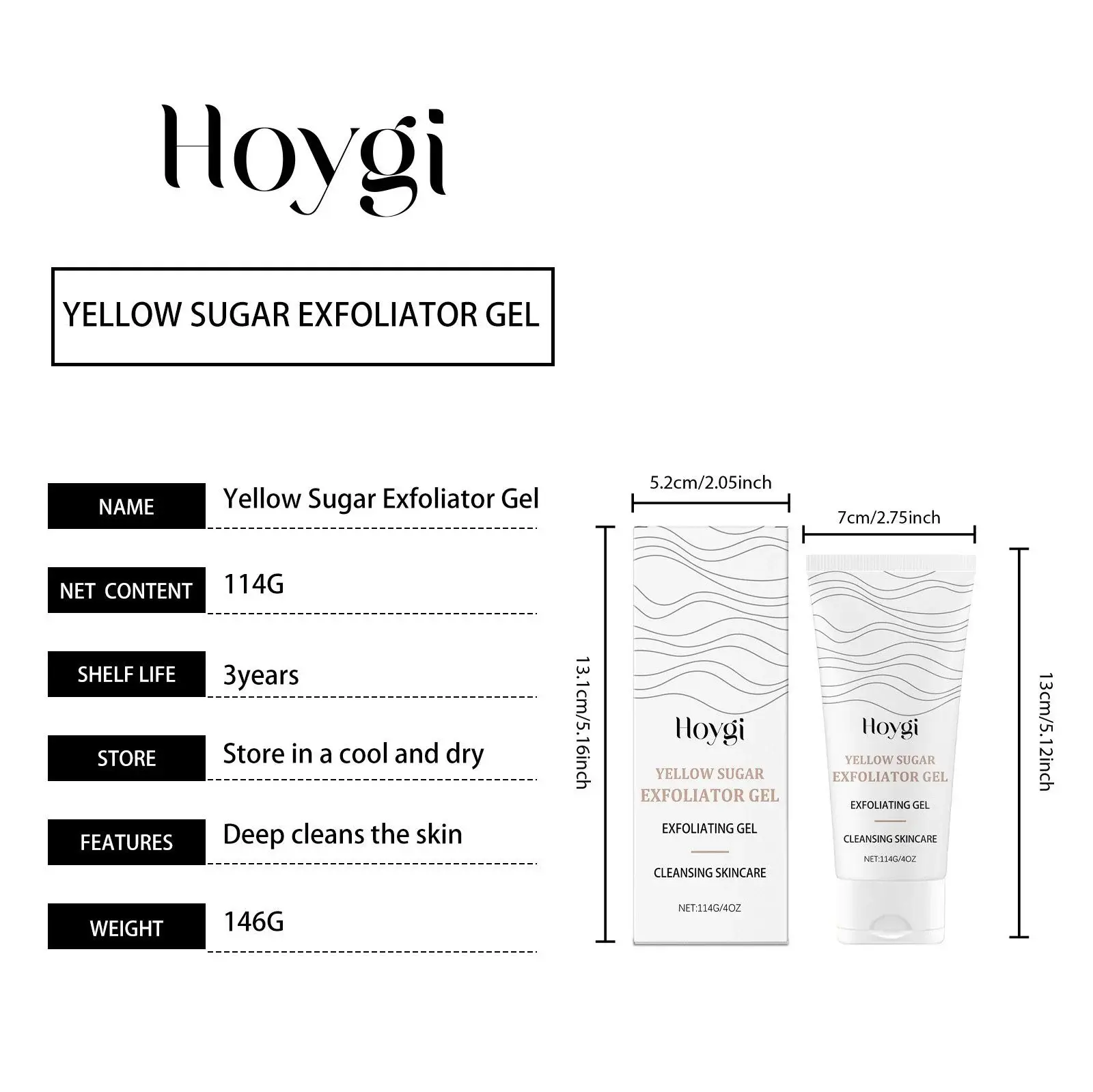 Gentle Exfoliating Gel for Face and Body - Hoygi 1 HO A05 1009 01 38600394