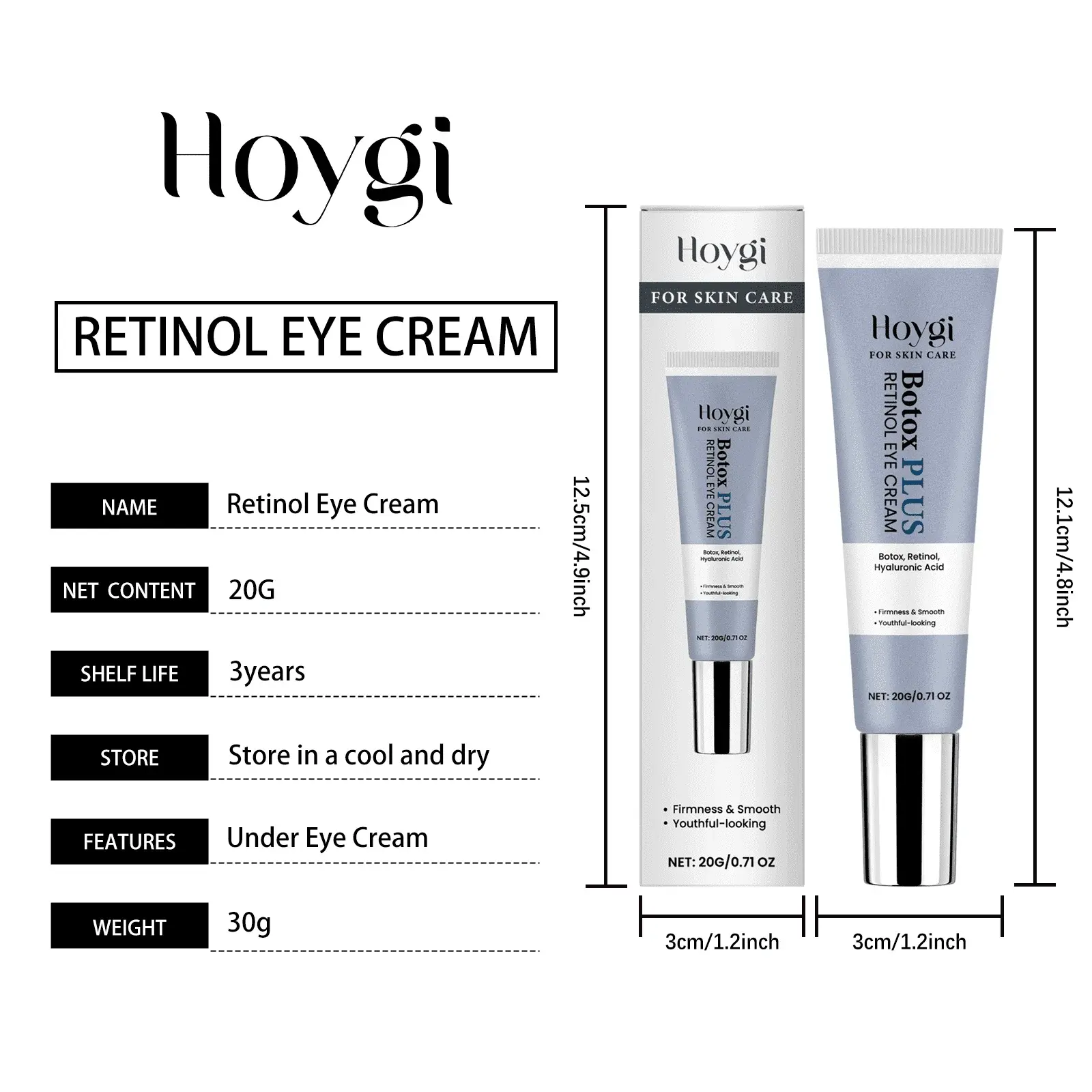 Retinol Eye Cream for Firming and Fine Lines - Hoygi 1 HO A05 1012 01 45590034