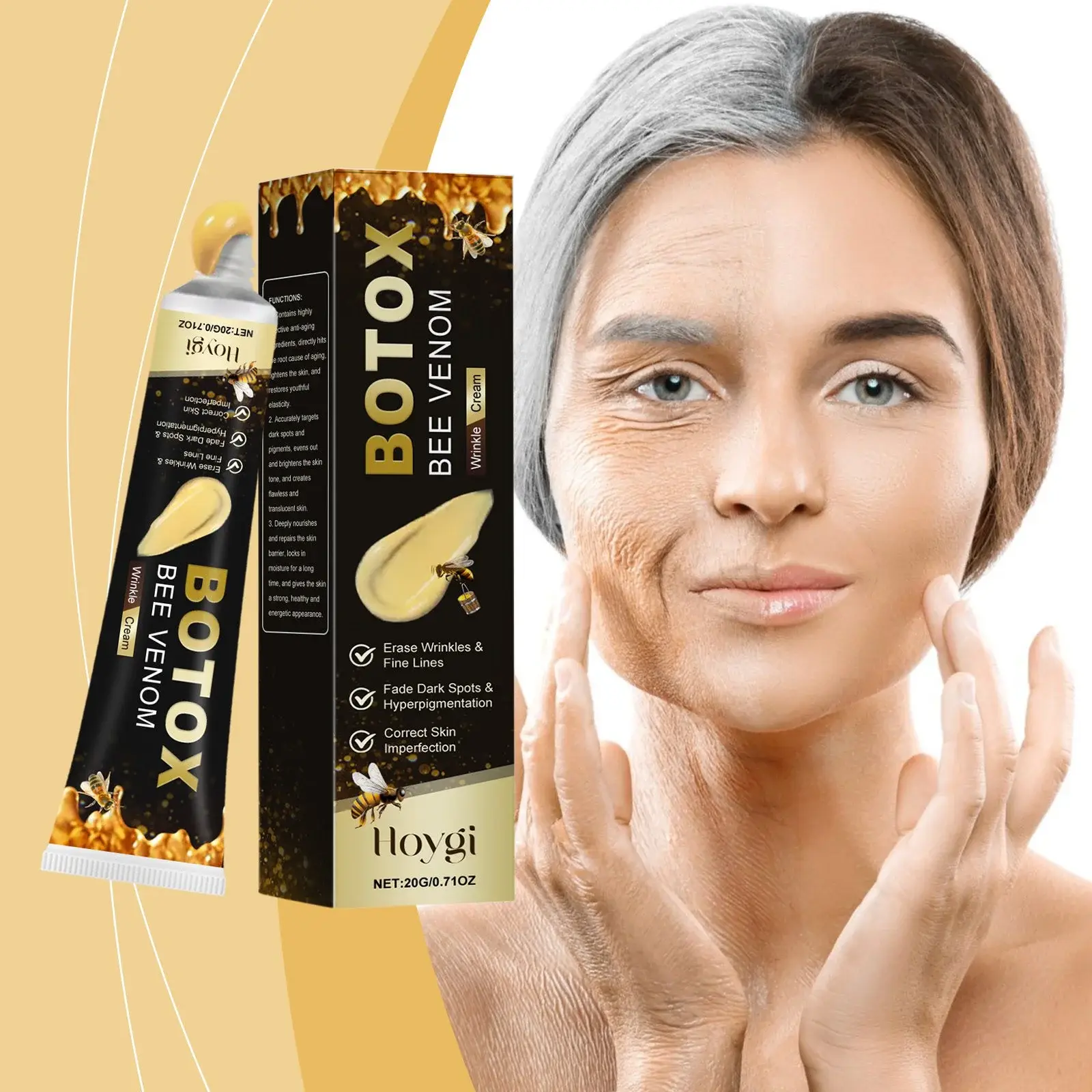 Bee Venom Facial Cream: Firming & Brightening Moisturizer - Hoygi 2 HO A05 1015 01 92423393
