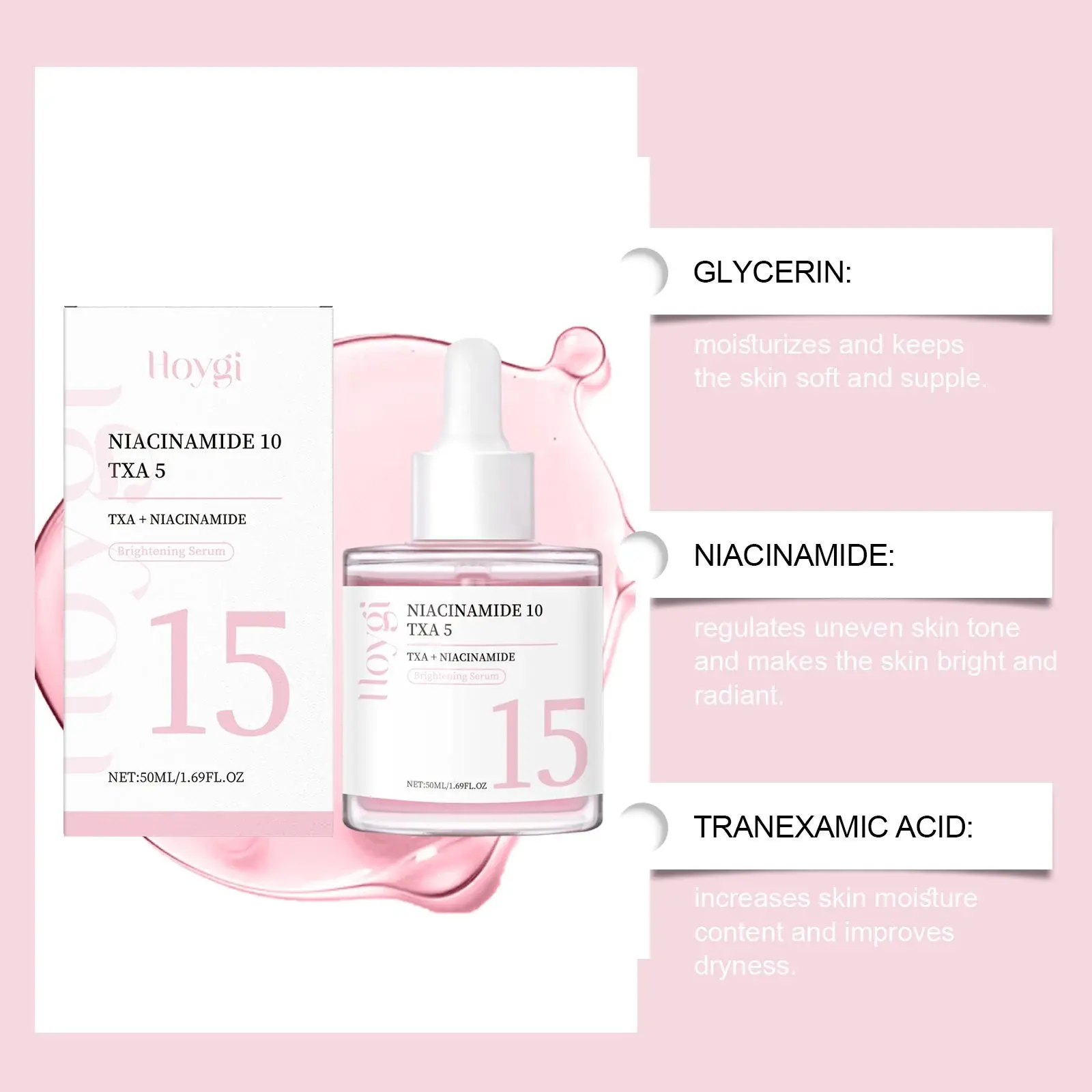 Nicotinamide Brightening Essence for Radiant Skin - Hoygi 5 HO A05 1023 01 20215114