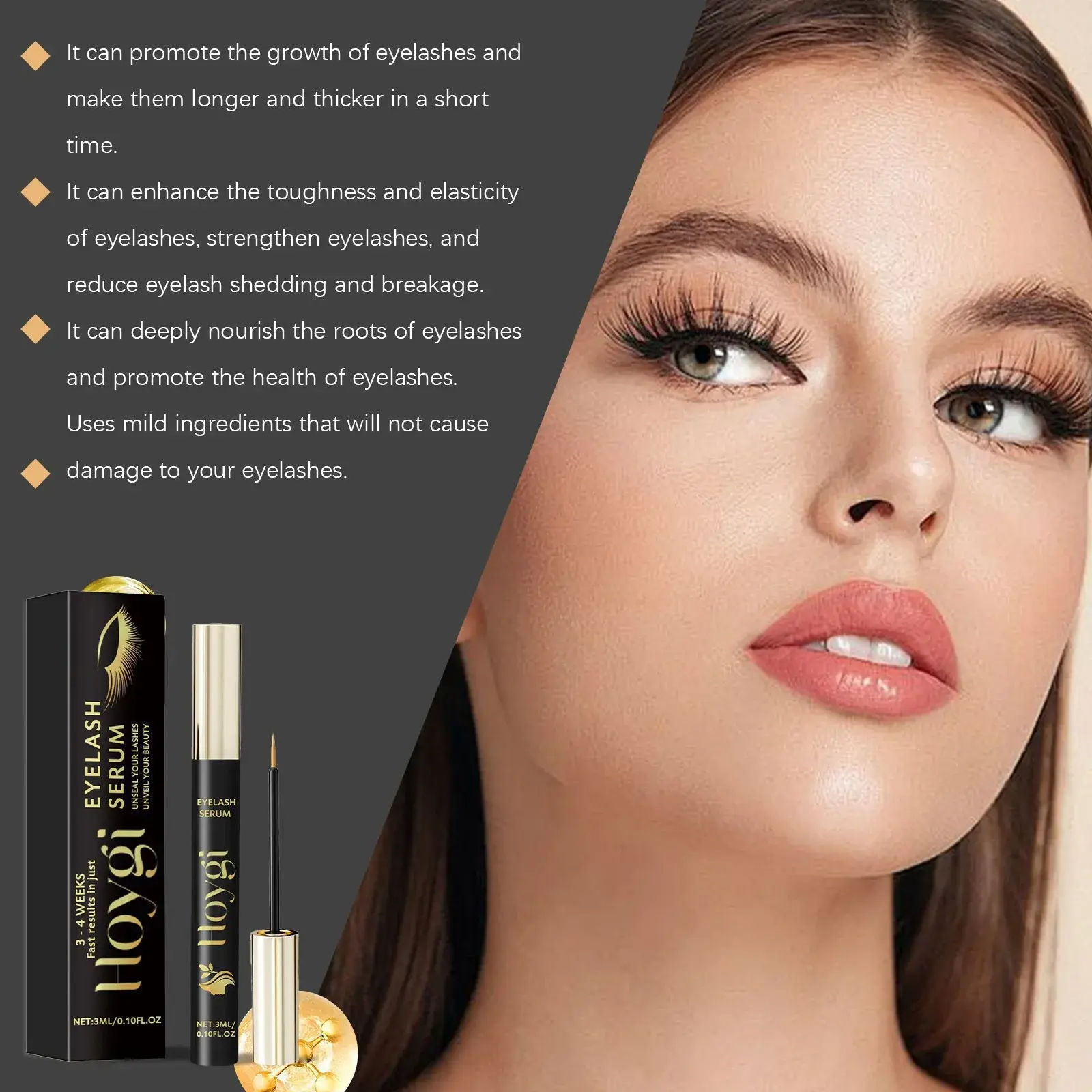 Moisturizing Mascara for Natural Curl & Smudge-Proof Wear by Hoygi 6 HO A05 1040 01 37660953