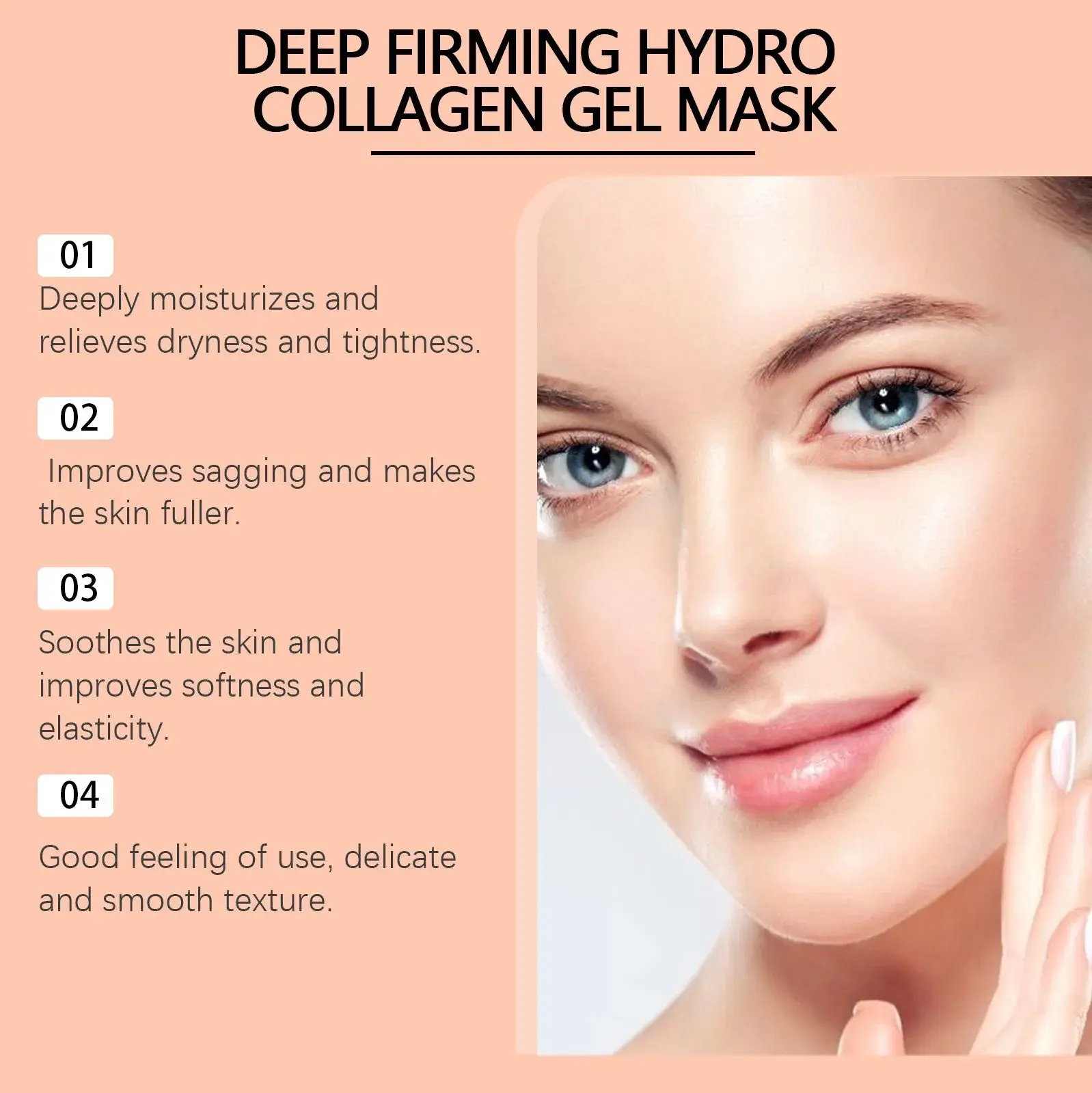 Hoygi Collagen Moisturizing Mask for Hydrating & Firming Skin 9 HO A05 1047 02 26134272