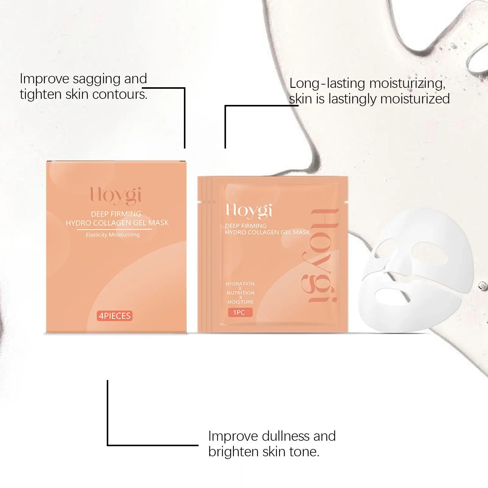 Hoygi Collagen Moisturizing Mask for Hydrating & Firming Skin 7 HO A05 1047 02 82888620