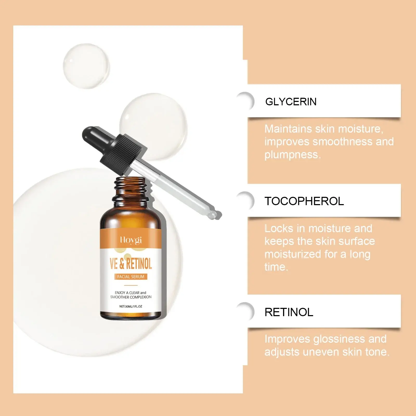 Retinol Facial Moisturizing Essence Water-Oil Blend by Hoygi 5 HO A05 1050 01 90701783