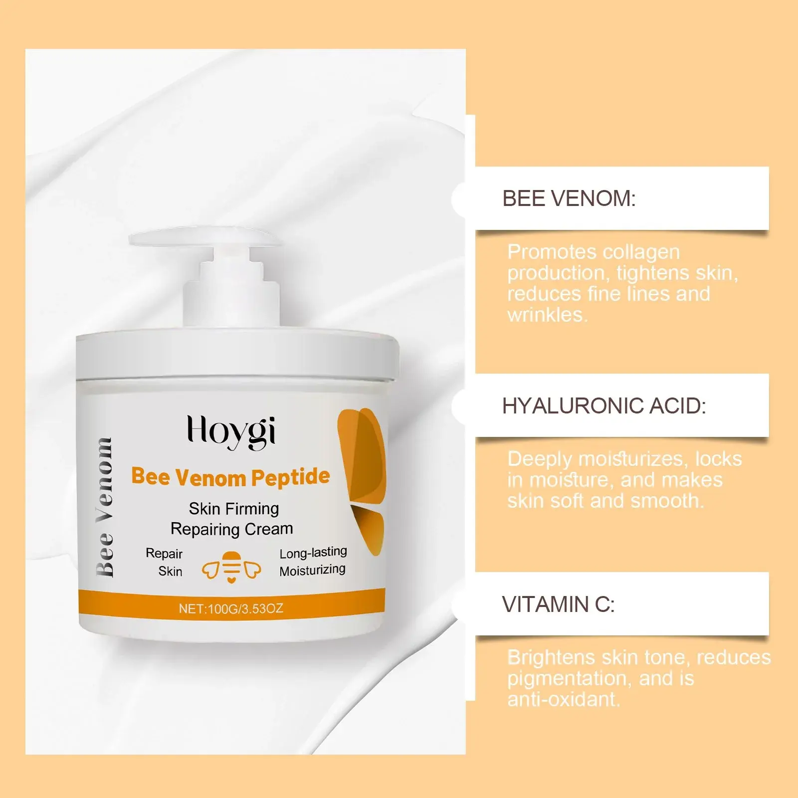 Bee Venom Cream for Fine Lines & Delicate Skin Moisturizer 5 HO A06 0029 01 005