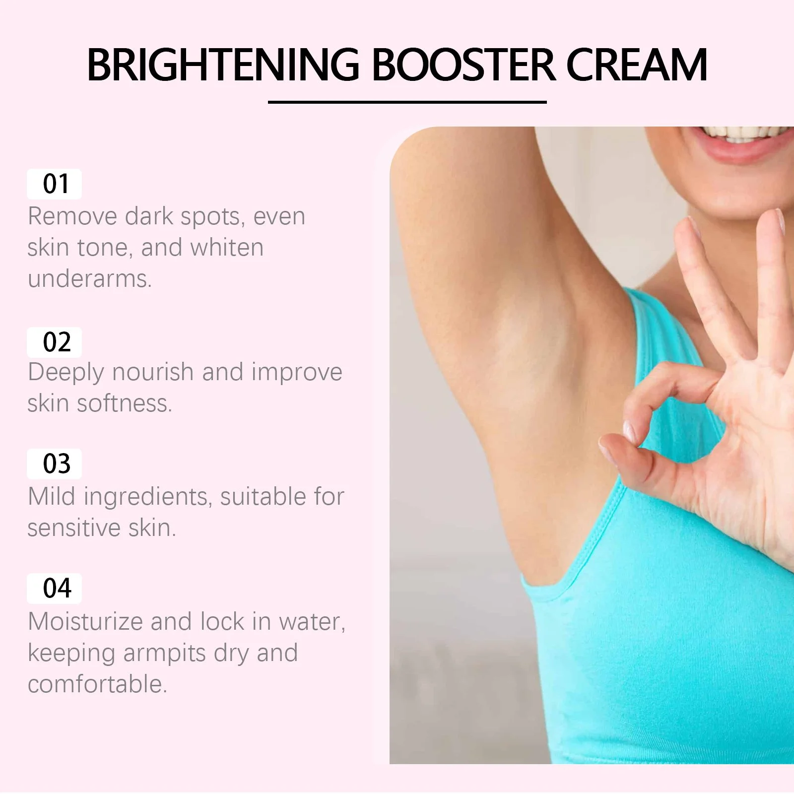 Dark Spot Moisturizing Cream for Underarms, Elbows & Inner Thighs 5 HO A06 0031 01 1724310615012
