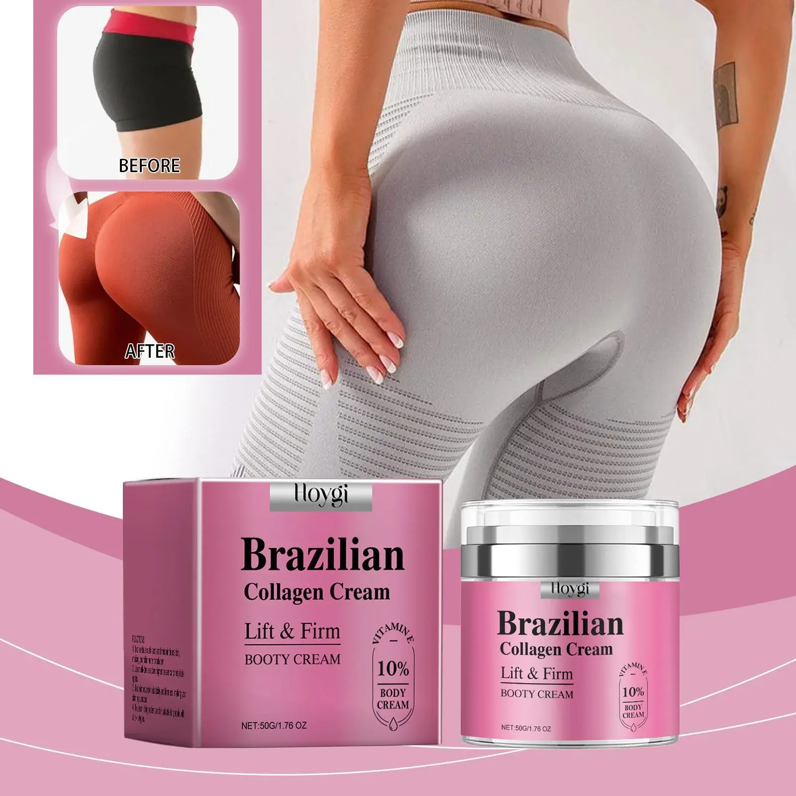 Collagen Butt Cream - Hydrating & Firming Moisturizer 2 HO A06 0032 01 1723648739006