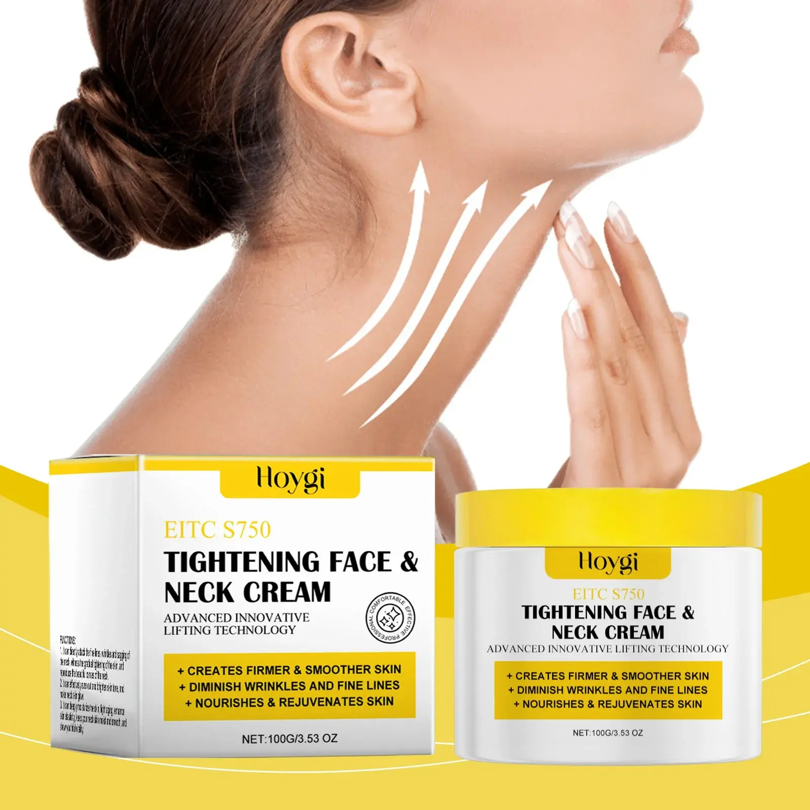 Neck and Face Cream - Dual Effect Skin Brightening Moisturizer 2 HO A06 0036 01 1725413153003