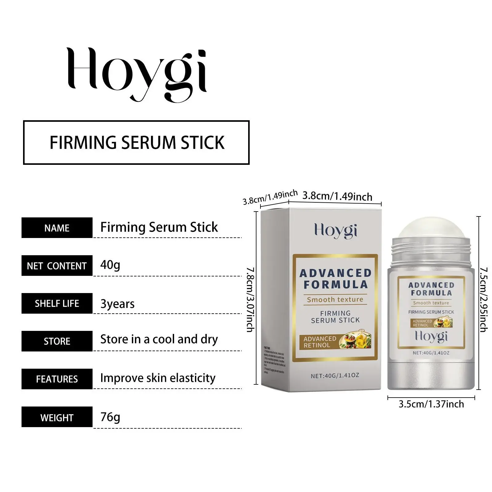 Retinol Face Firming Bar for Smooth & Hydrated Skin - Hoygi 1 HO A06 0046 01 1727150474010