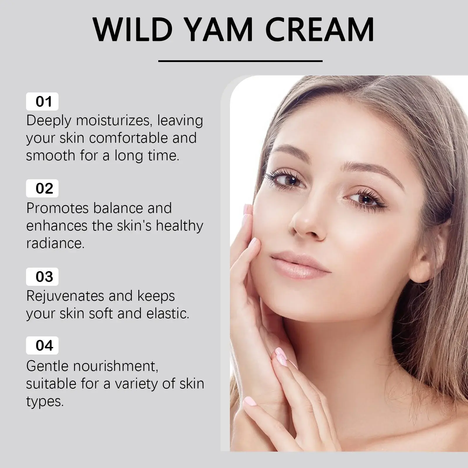 Wild Yam Balance Cream for Nourishing & Moisturizing Skin | Hoygi 5 HO A06 0057 01 1733537128013