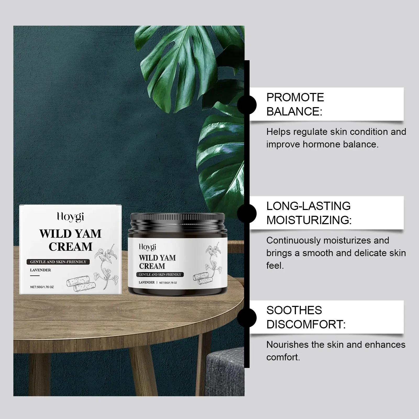 Wild Yam Balance Cream for Nourishing & Moisturizing Skin | Hoygi 8 HO A06 0057 01 1733537128016