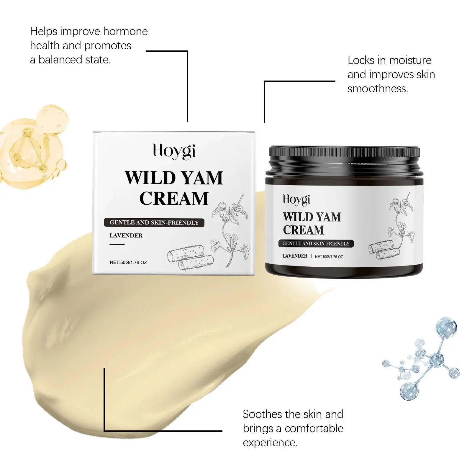 Wild Yam Balance Cream for Nourishing & Moisturizing Skin | Hoygi 7 HO A06 0057 01 1733537128017