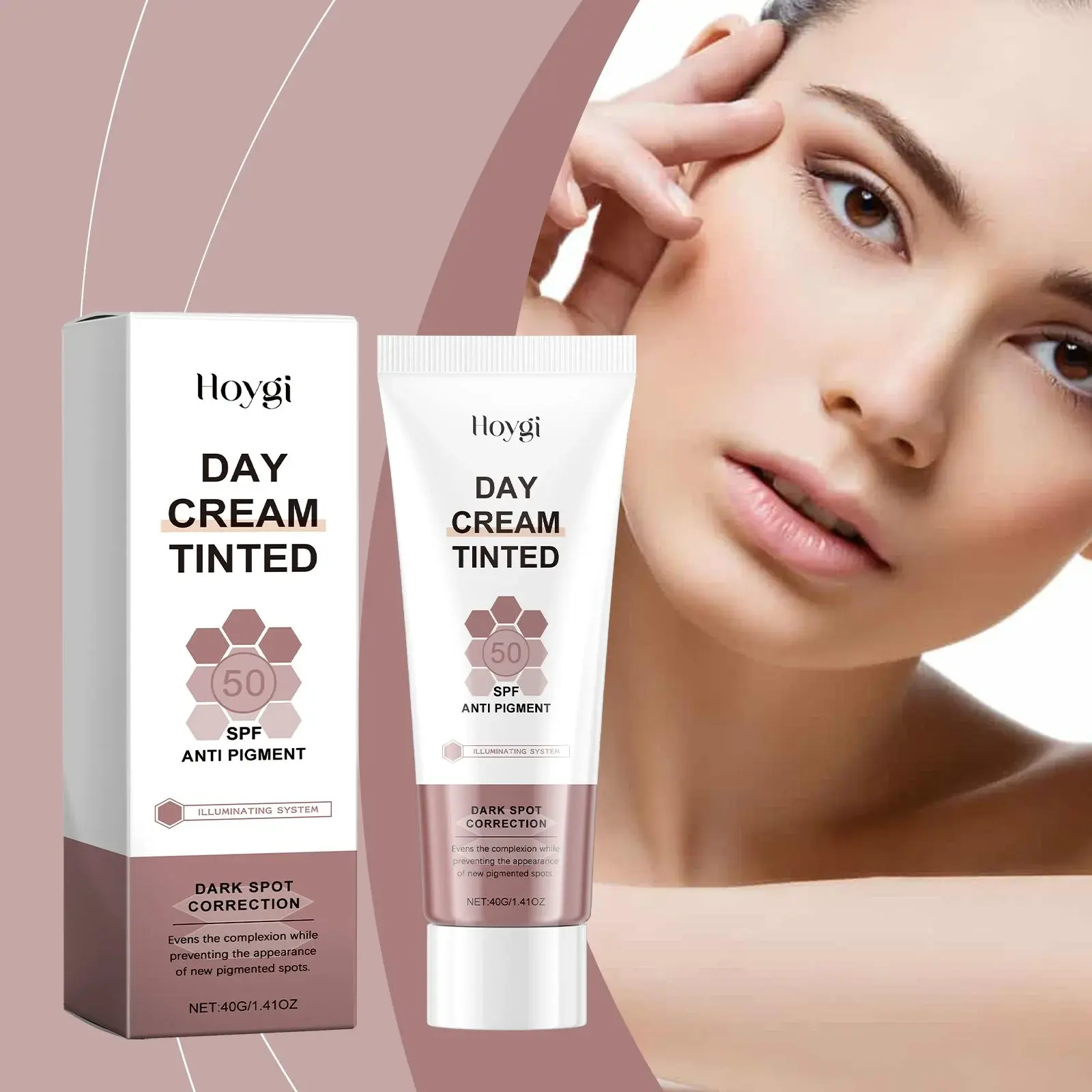 Brightening & Hydrating Facial Moisturizer with Aloe Vera & Vitamin E 2 HO A06 0060 01 1730856627006