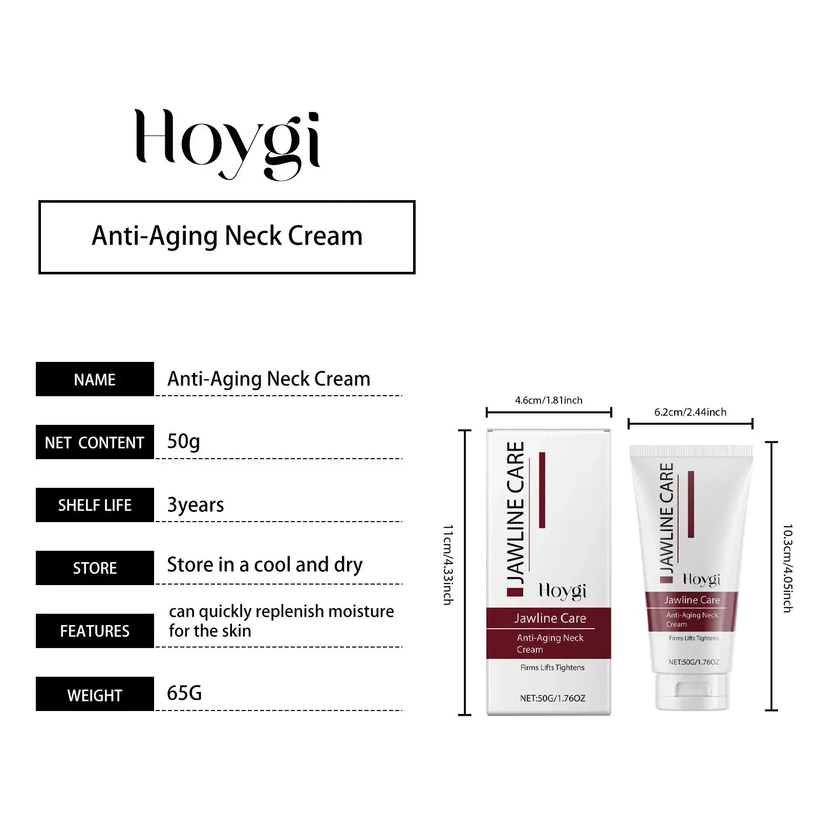 Firming Neck Cream - Hydrating & Smoothing Formula for Fine Lines 1 HO A06 0068 01 1731981685011