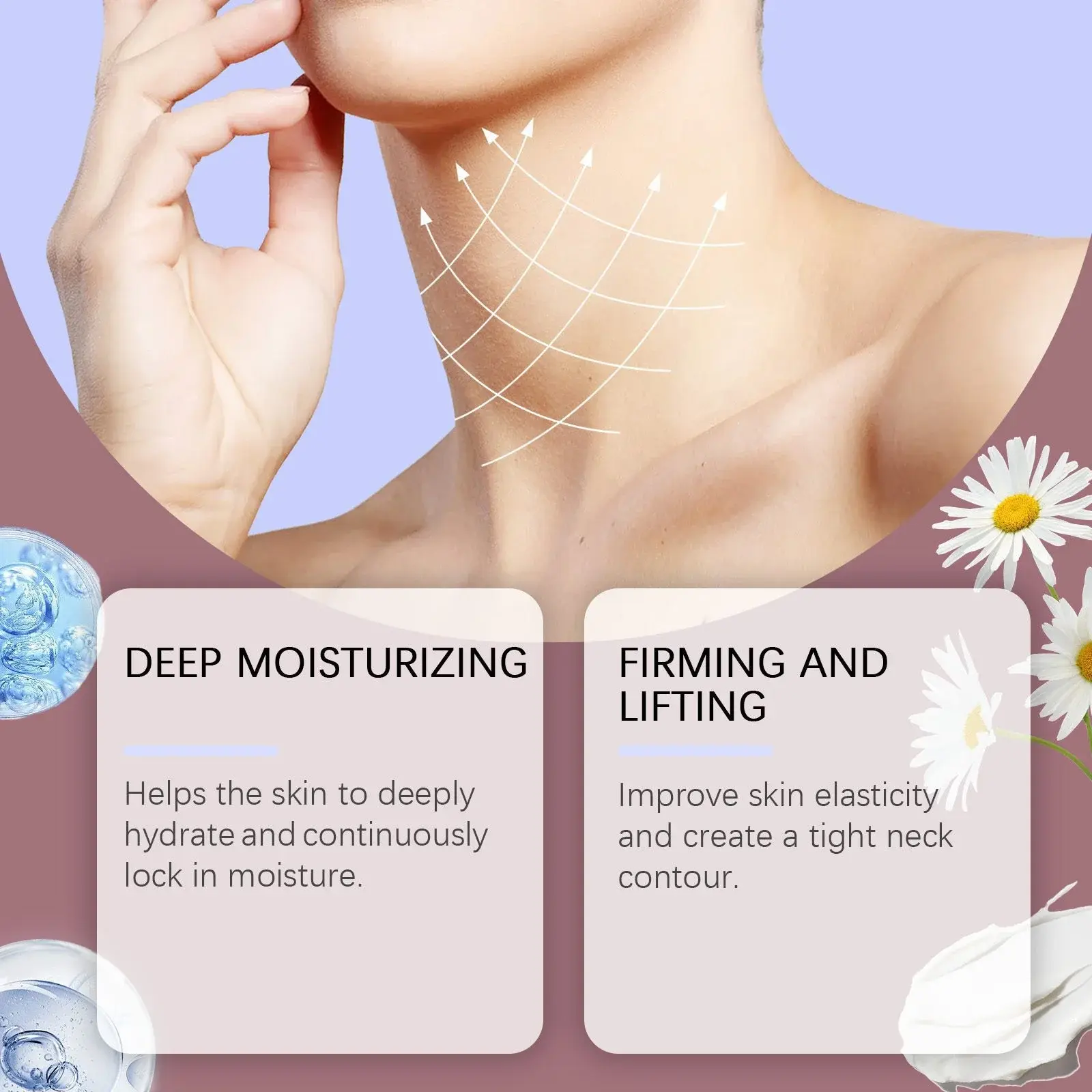 Firming Neck Cream - Hydrating & Smoothing Formula for Fine Lines 9 HO A06 0068 01 1731981685013