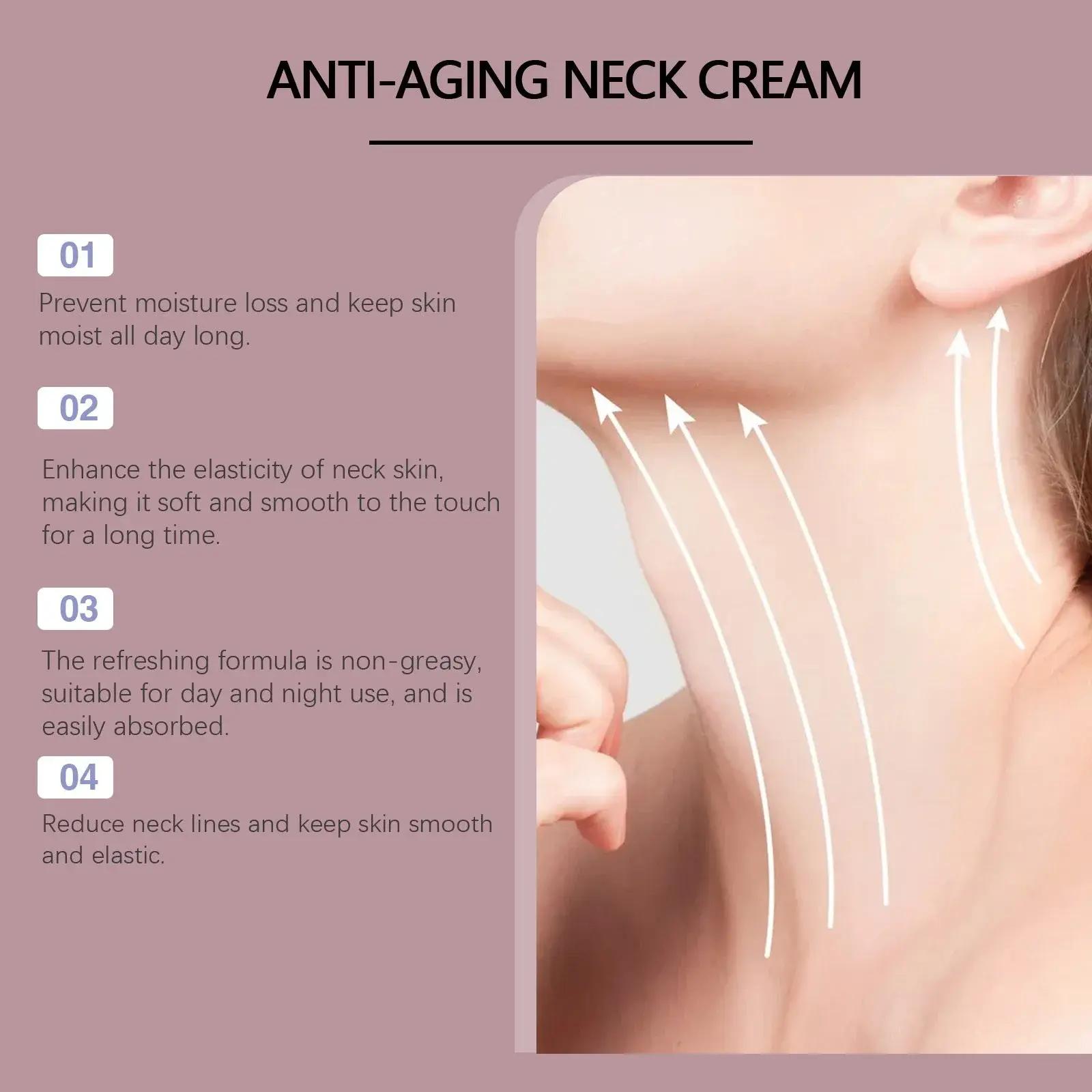 Firming Neck Cream - Hydrating & Smoothing Formula for Fine Lines 11 HO A06 0068 01 1731981685017