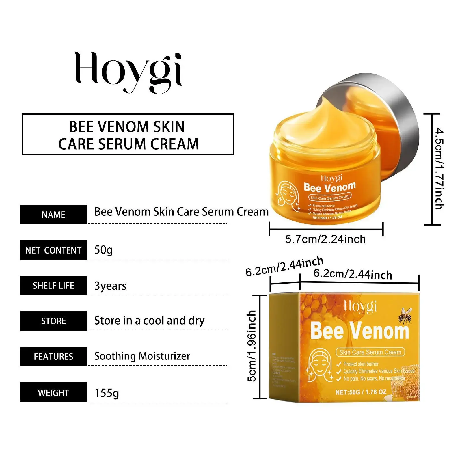 Moisturizing Cream for Dry Skin - Nourishing & Barrier Repair 1 HO A06 0085 01 1733882516011