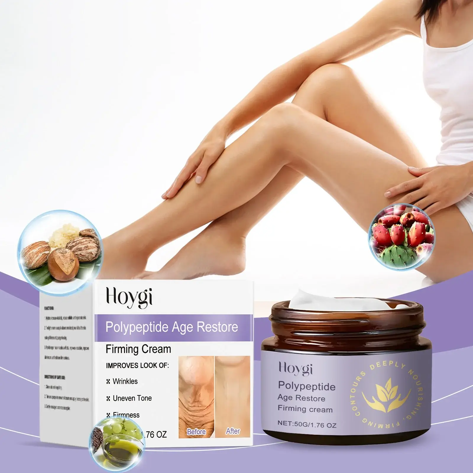 Polypeptide Skin Care Cream - Gentle Moisturizing & Firming 2 HO A06 0086 01 1733749213006