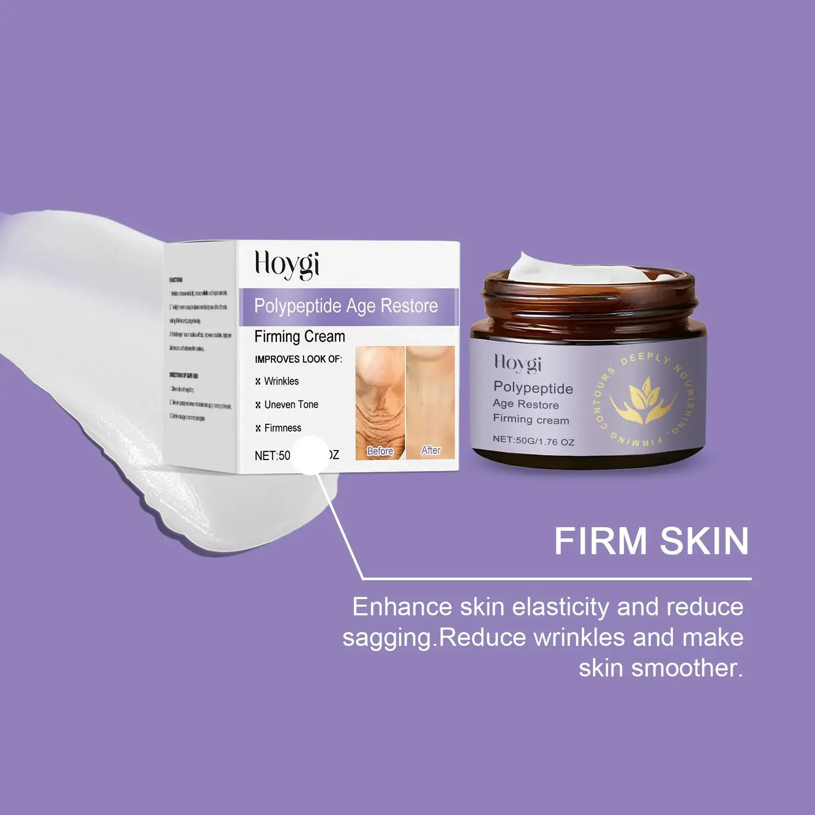 Polypeptide Skin Care Cream - Gentle Moisturizing & Firming 8 HO A06 0086 01 1733749213018