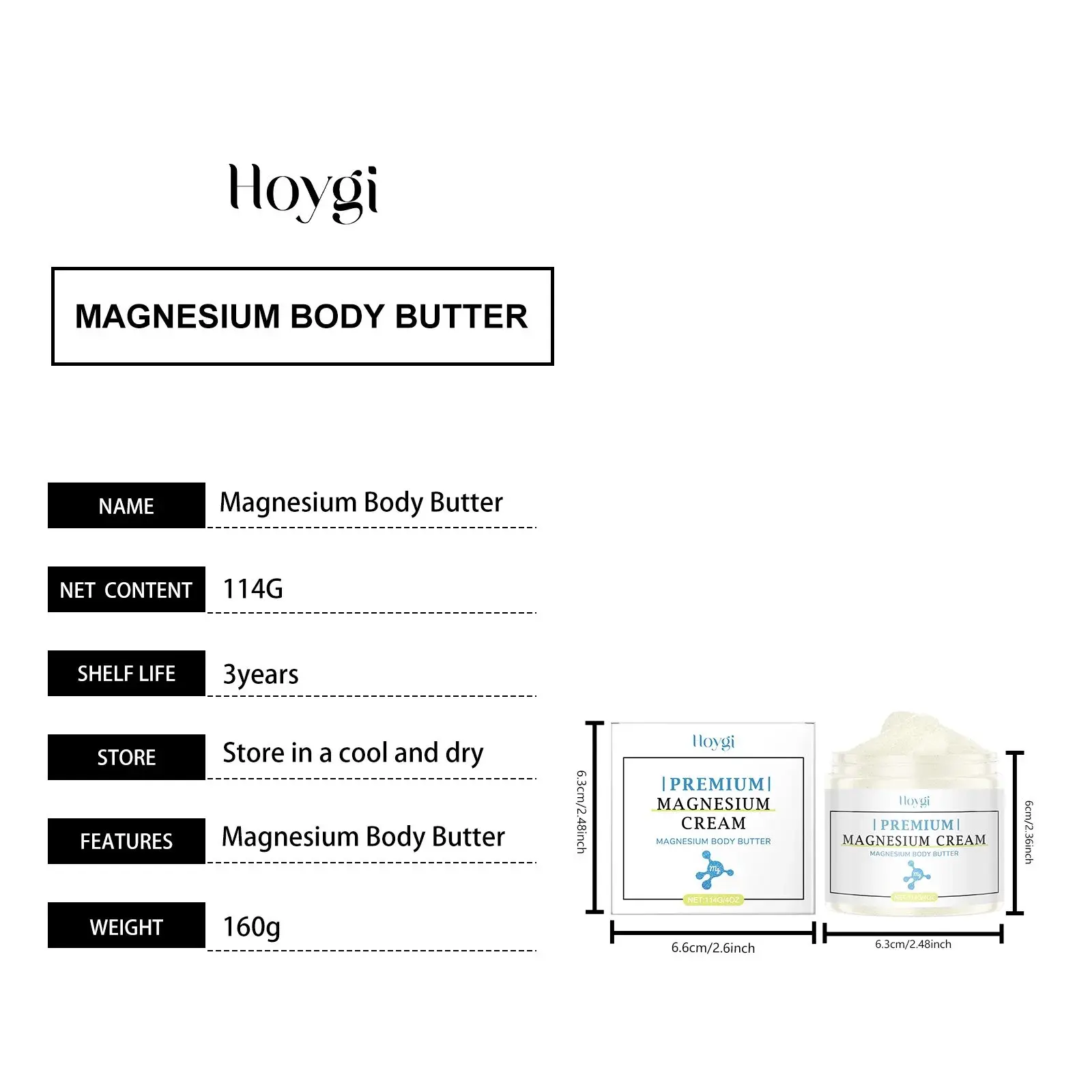 Magnesium Cream for Sleep - Hydrating Body & Massage Care 1 HO A06 0089 01 1734917476010