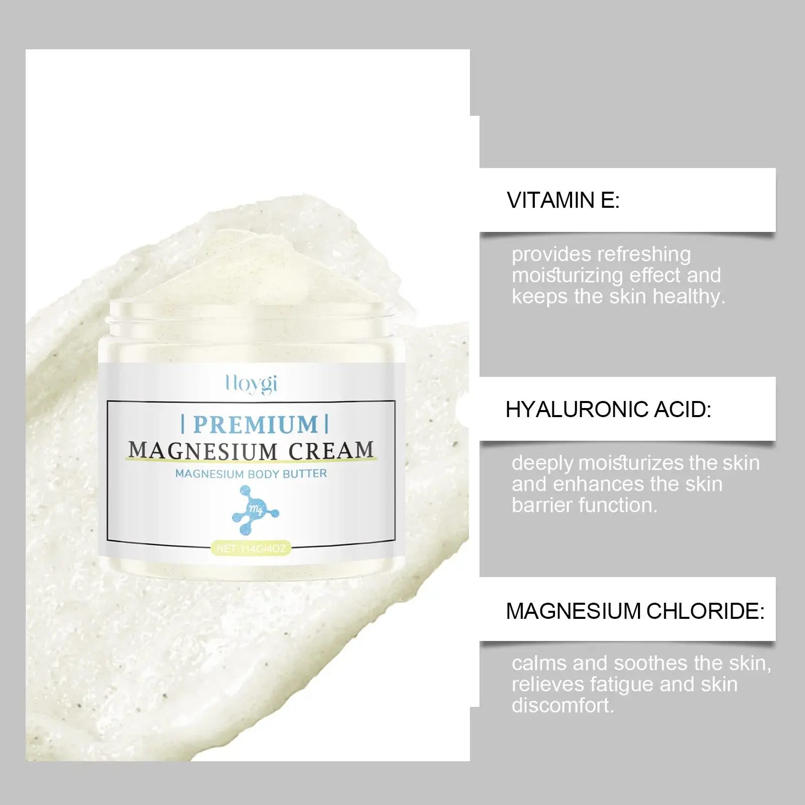 Magnesium Cream for Sleep - Hydrating Body & Massage Care 6 HO A06 0089 01 1734917476015