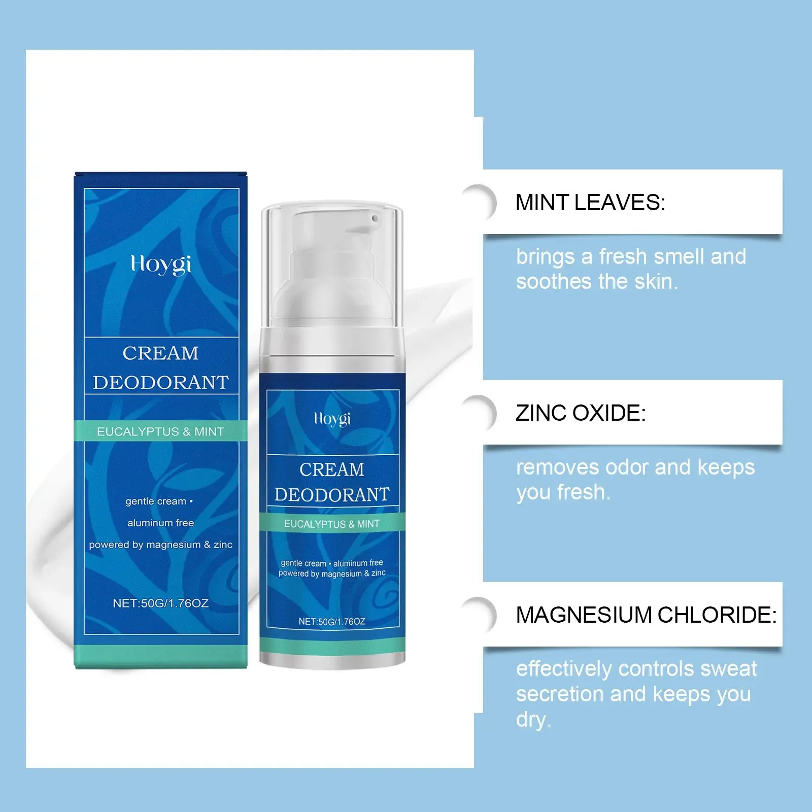 Mild Anti-Perspiration Underarm Cream - Long-Lasting Freshness 8 HO A06 0097 01 33805793