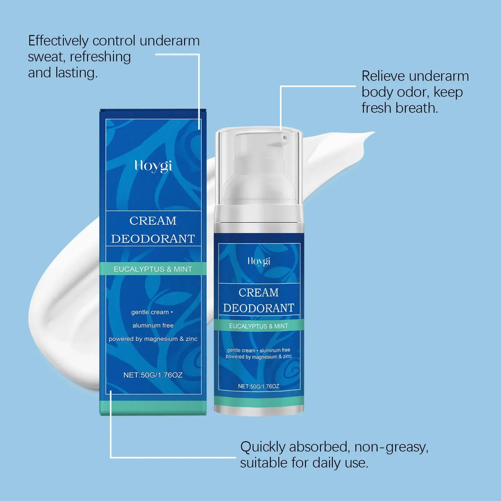 Mild Anti-Perspiration Underarm Cream - Long-Lasting Freshness 6 HO A06 0097 01 48990557
