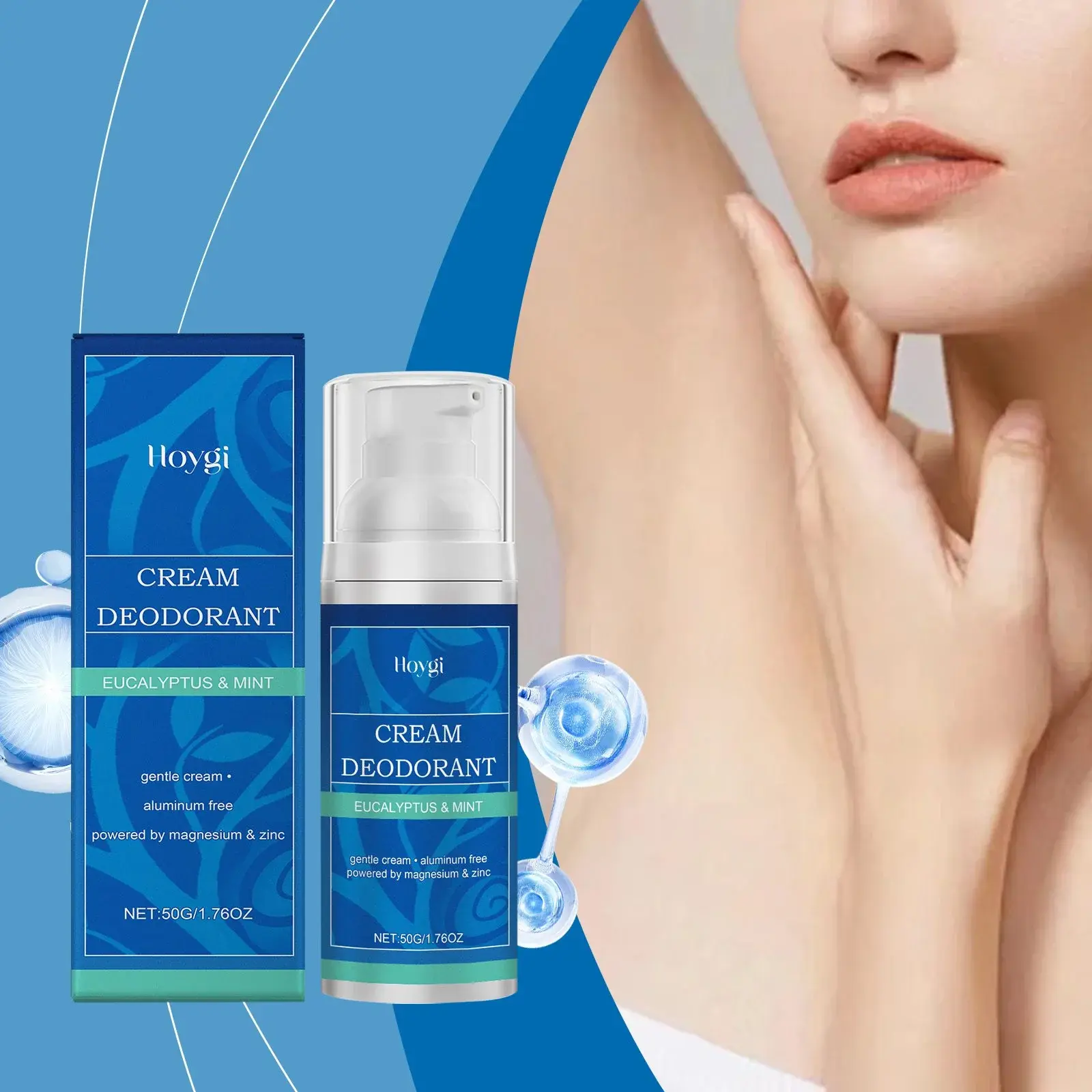 Mild Anti-Perspiration Underarm Cream - Long-Lasting Freshness 2 HO A06 0097 01 64597849