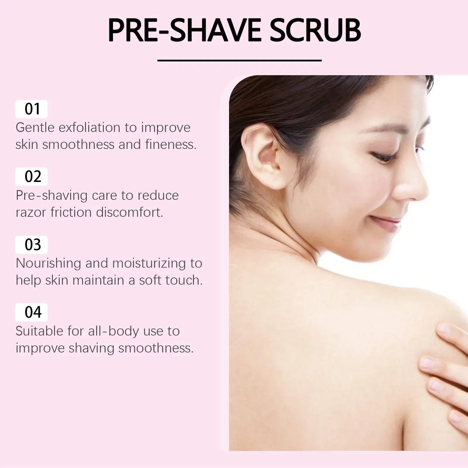 Pre-Shave Scrub for Smooth Skin and Gentle Exfoliation - Hoygi 7 HO A06 0099 03 29128116