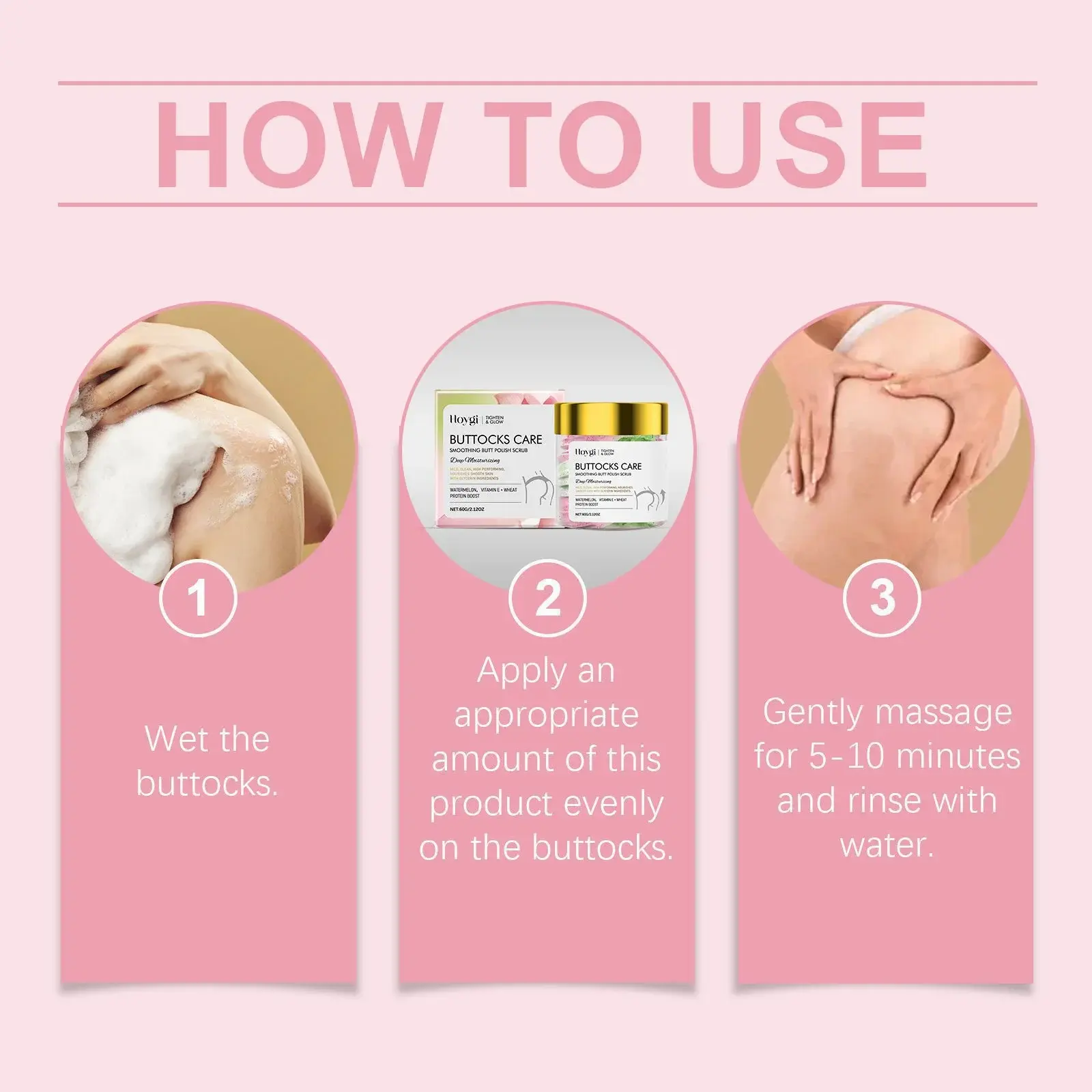 Butt Care Scrub - Exfoliating & Smoothing Formula 4 HO A06 0099 05 22740398