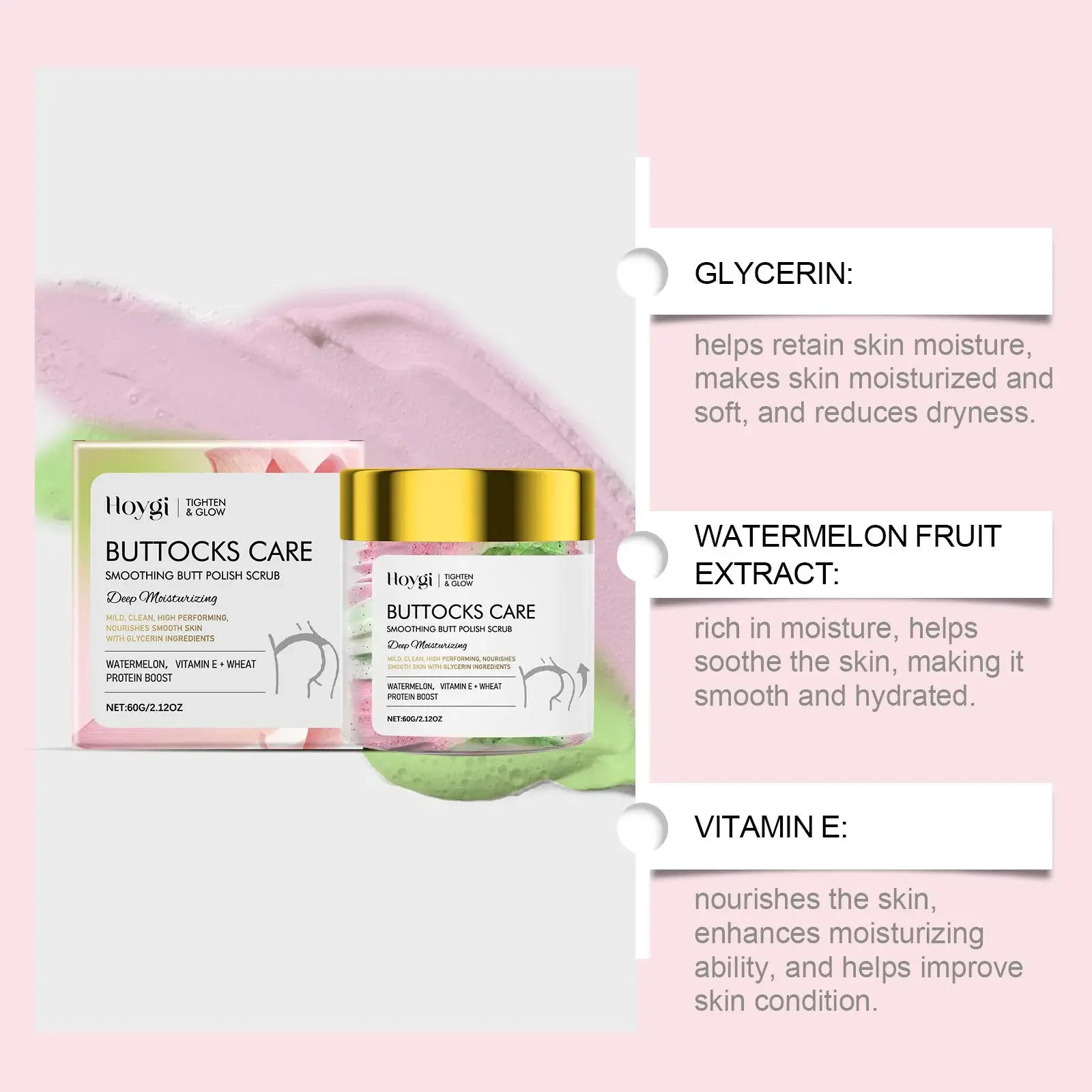 Butt Care Scrub - Exfoliating & Smoothing Formula 7 HO A06 0099 05 74790300