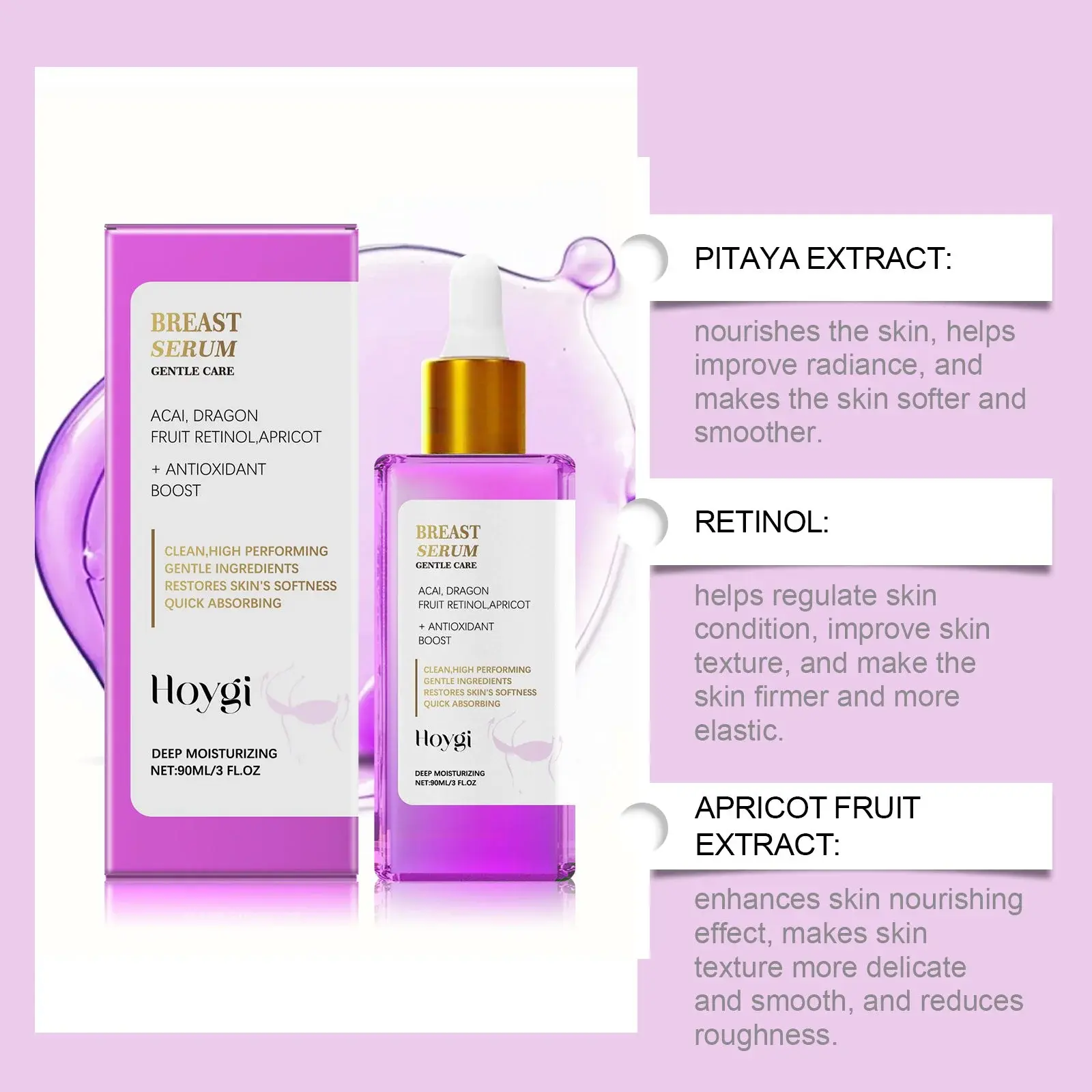 Breast Firming Serum for Enhanced Elasticity & Moisture - Hoygi 9 HO A06 0102 02 46128329