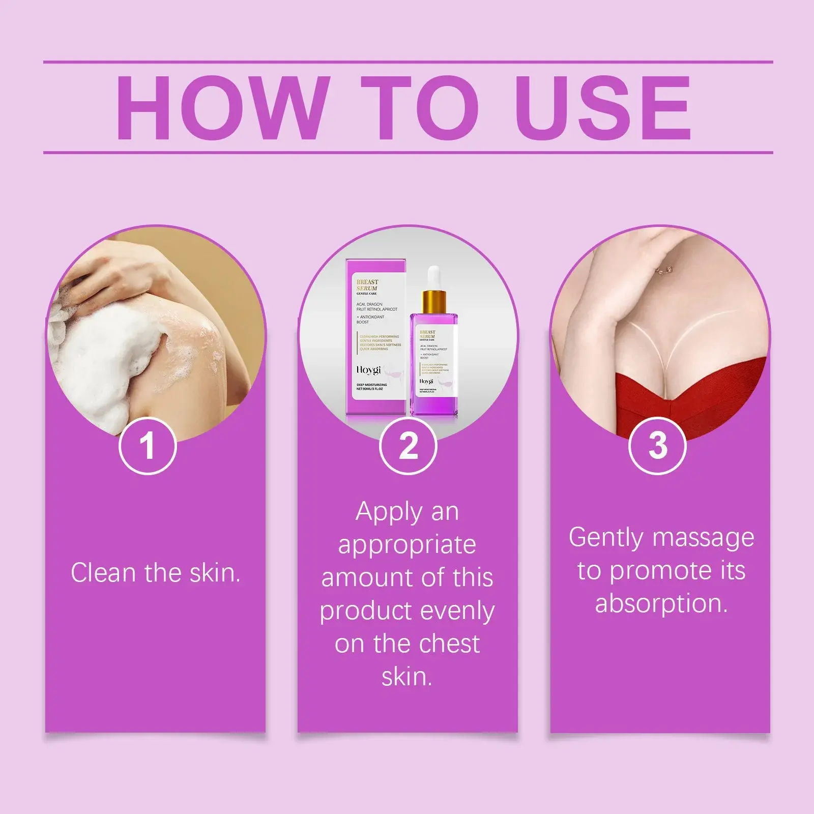 Breast Firming Serum for Enhanced Elasticity & Moisture - Hoygi 4 HO A06 0102 02 66127317