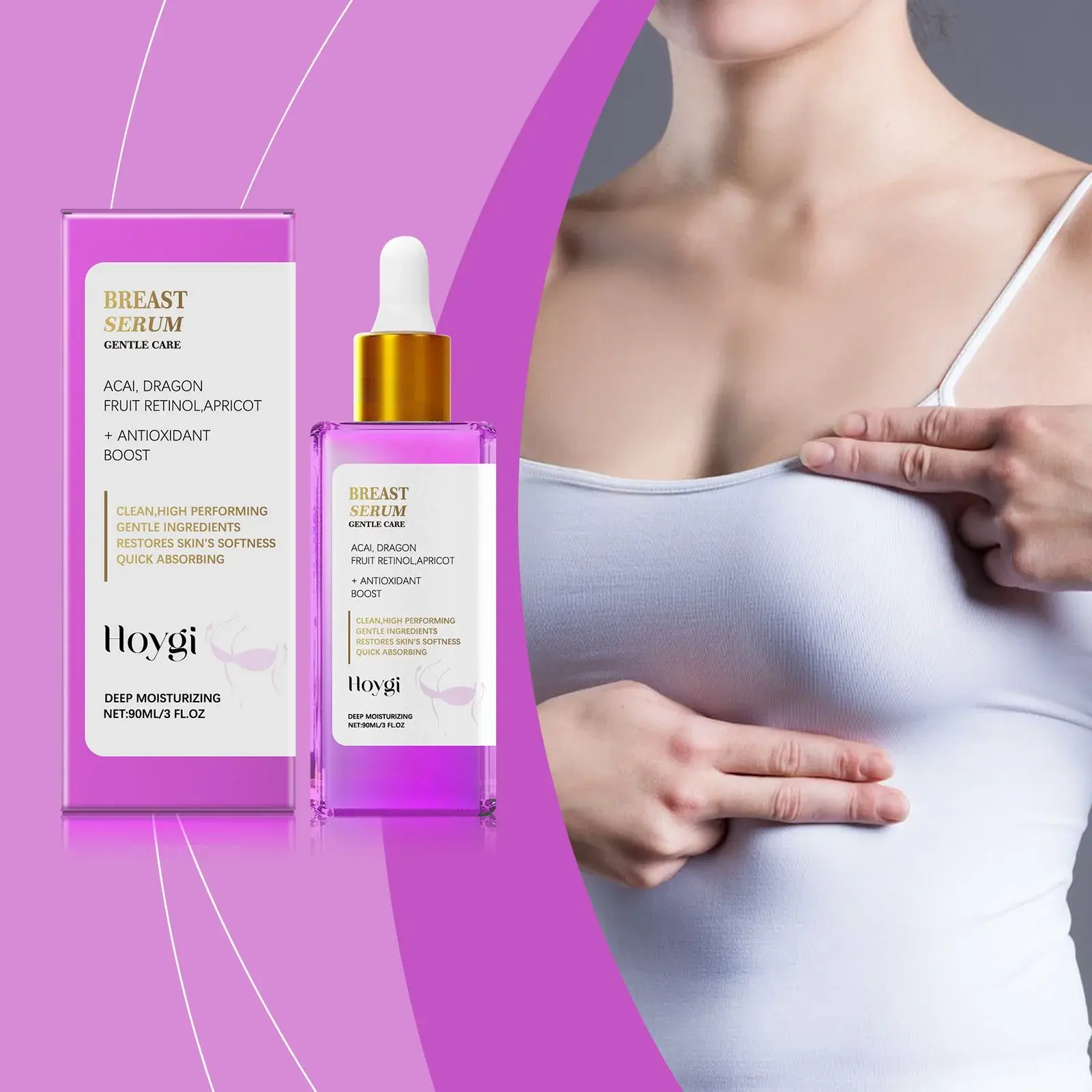 Breast Firming Serum for Enhanced Elasticity & Moisture - Hoygi 2 HO A06 0102 02 77208554
