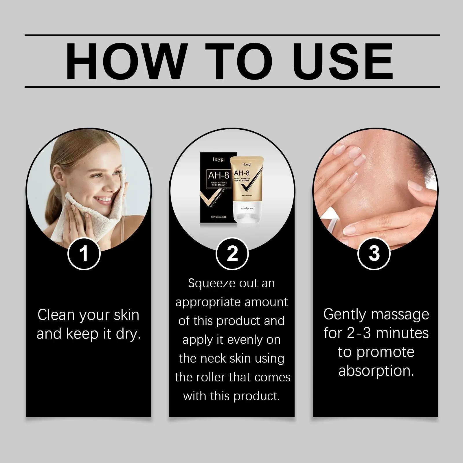 Neck Firming Roller Cream for Neck Lines and Fine Lines - Hoygi 4 HO A06 0112 01 10802721