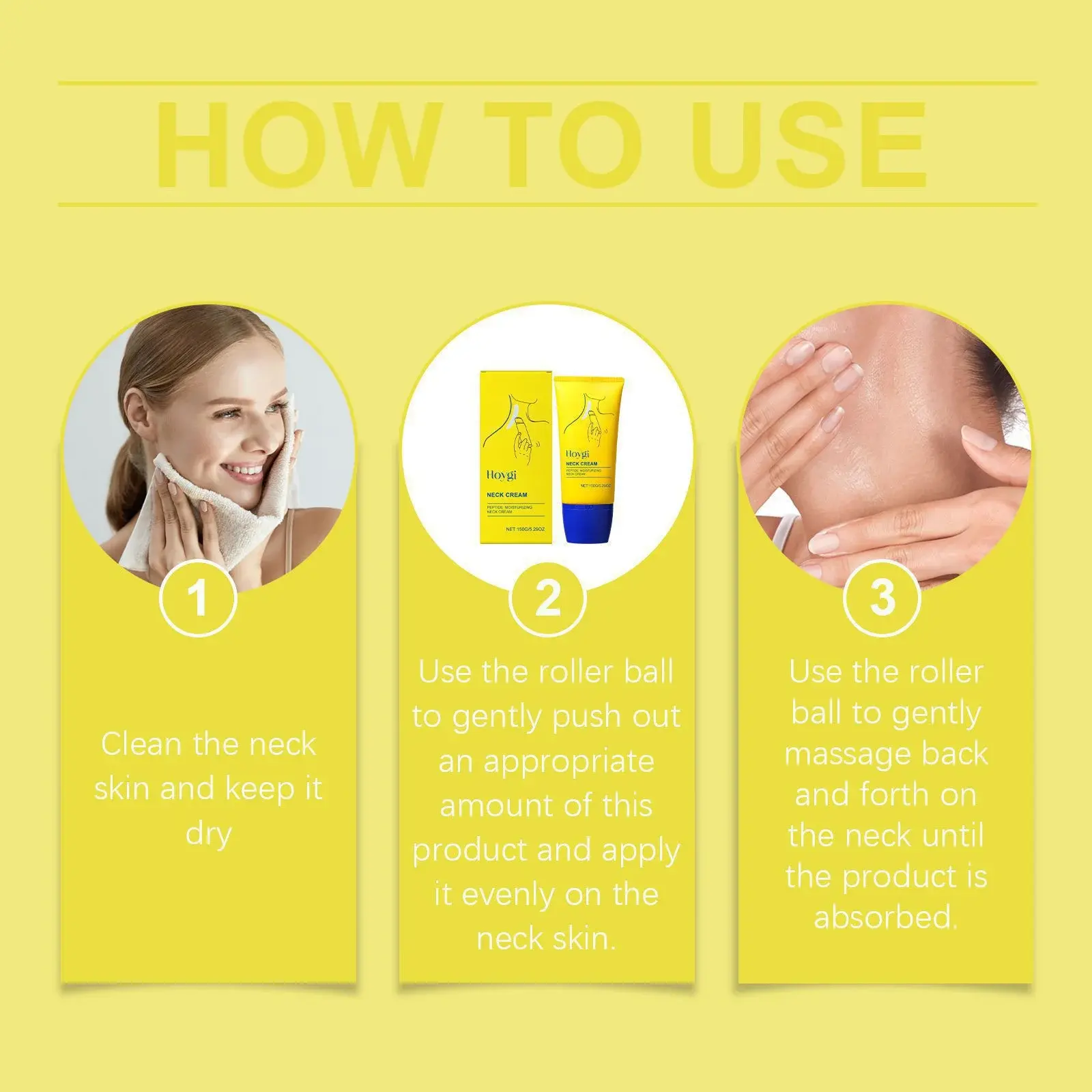 Neck Firming Cream for Skin Tightening and Line Reduction - Hoygi 4 HO A06 0115 01 26078935