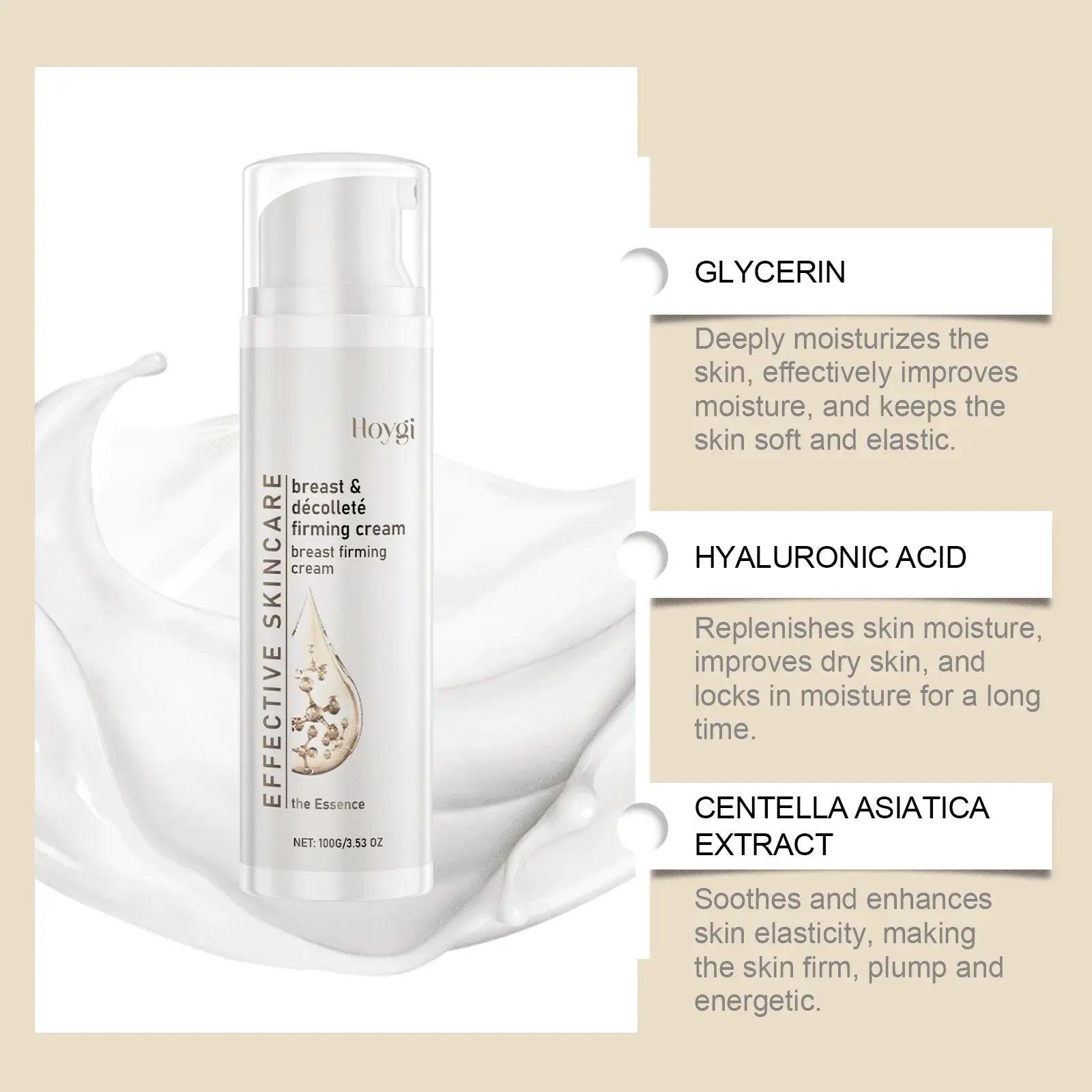 Breast Care Cream for Firming & Smoothing Chest Skin - Hoygi 7 HO A06 0125 01 42165318