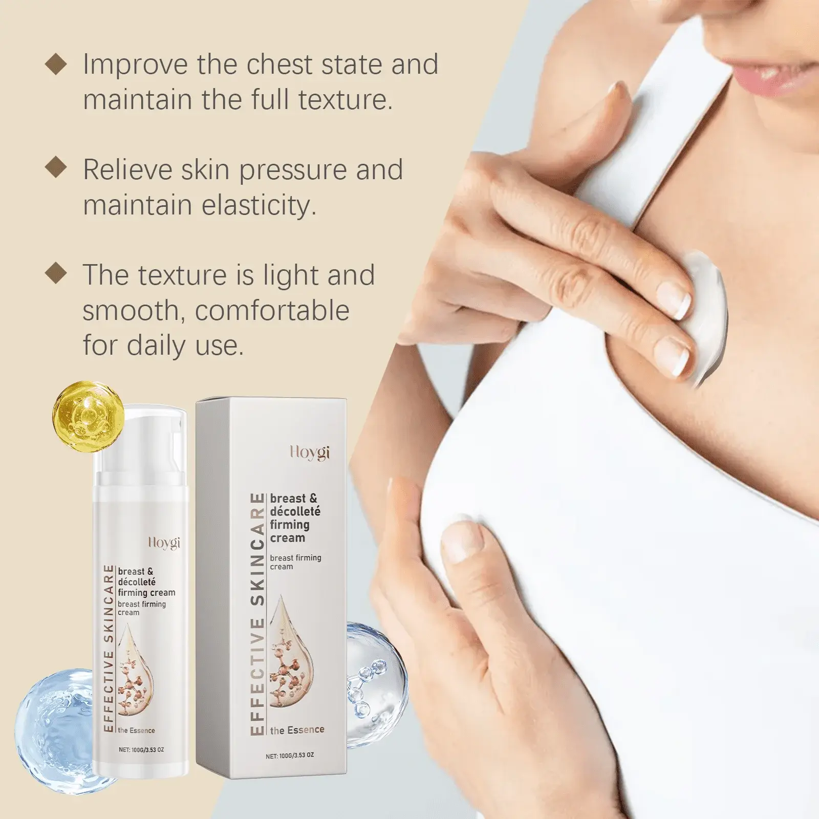 Breast Care Cream for Firming & Smoothing Chest Skin - Hoygi 5 HO A06 0125 01 69100265