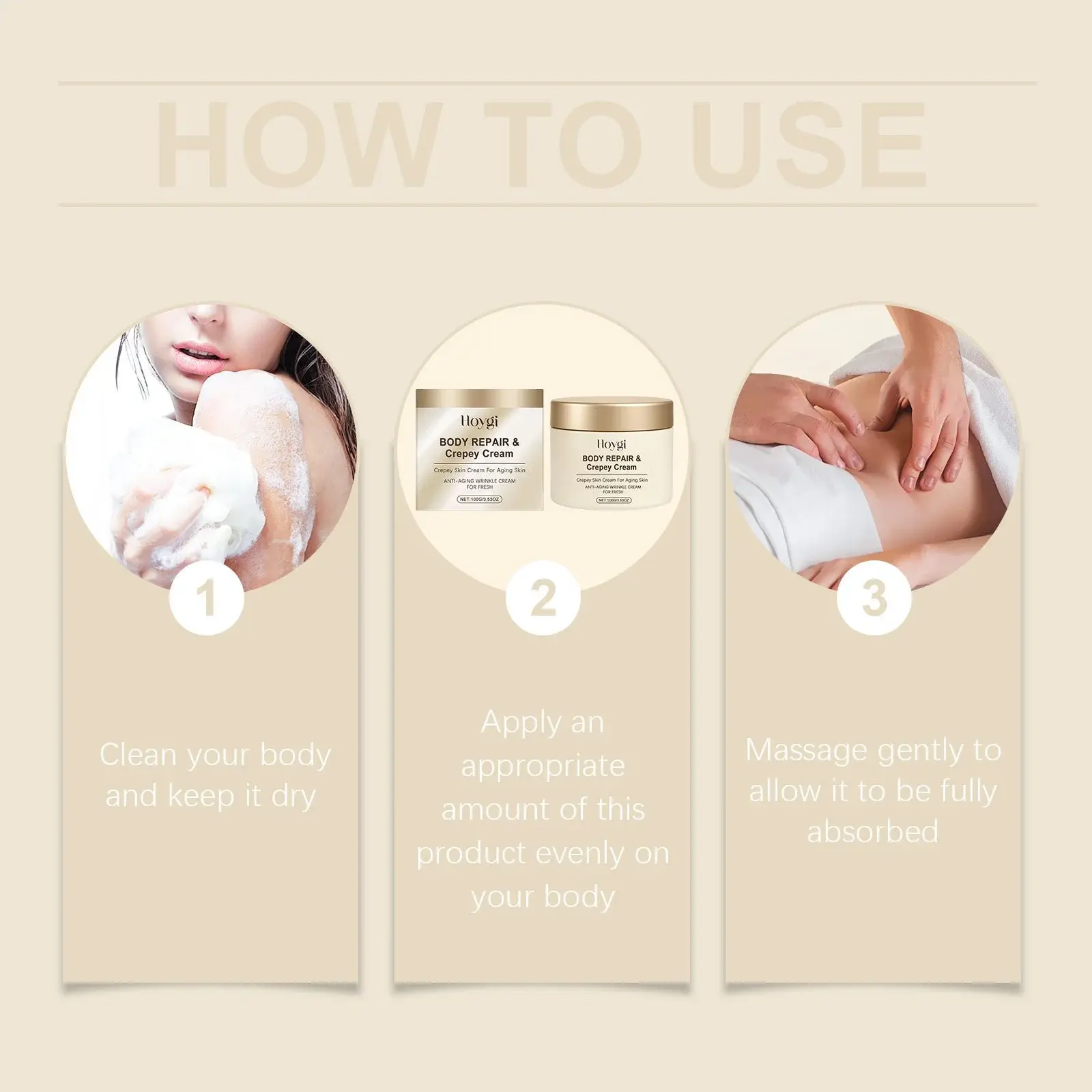Hydrating Body Cream for Smooth & Elastic Delicate Skin - Hoygi 4 HO A06 0128 01 91452338