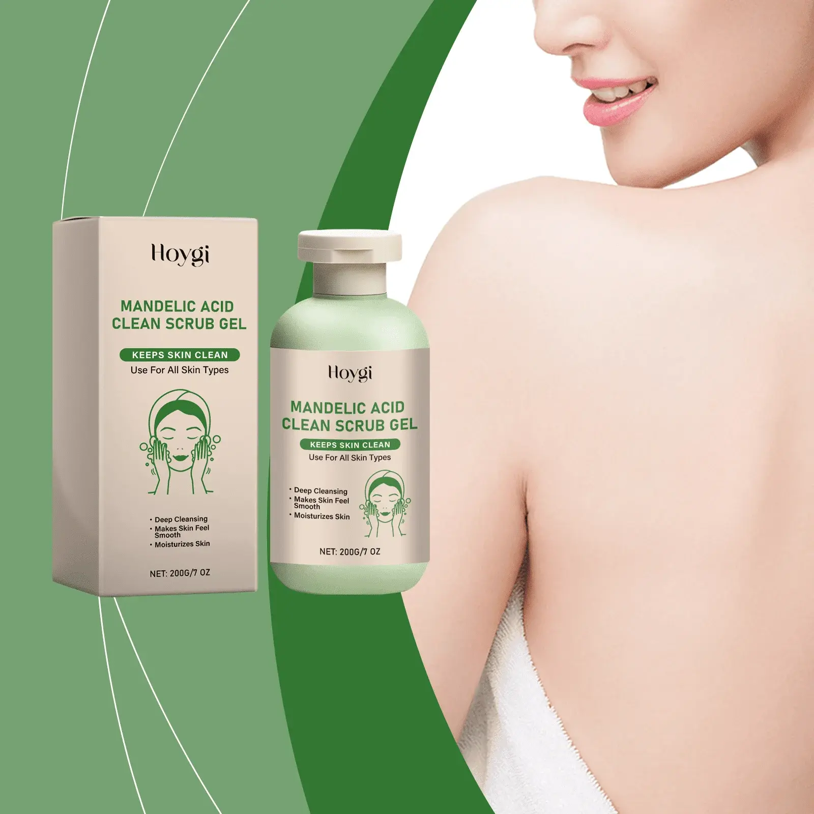 Body Exfoliating Gel for Deep Cleansing Mud Scrub - Hoygi 2 HO A06 0129 01 73409930