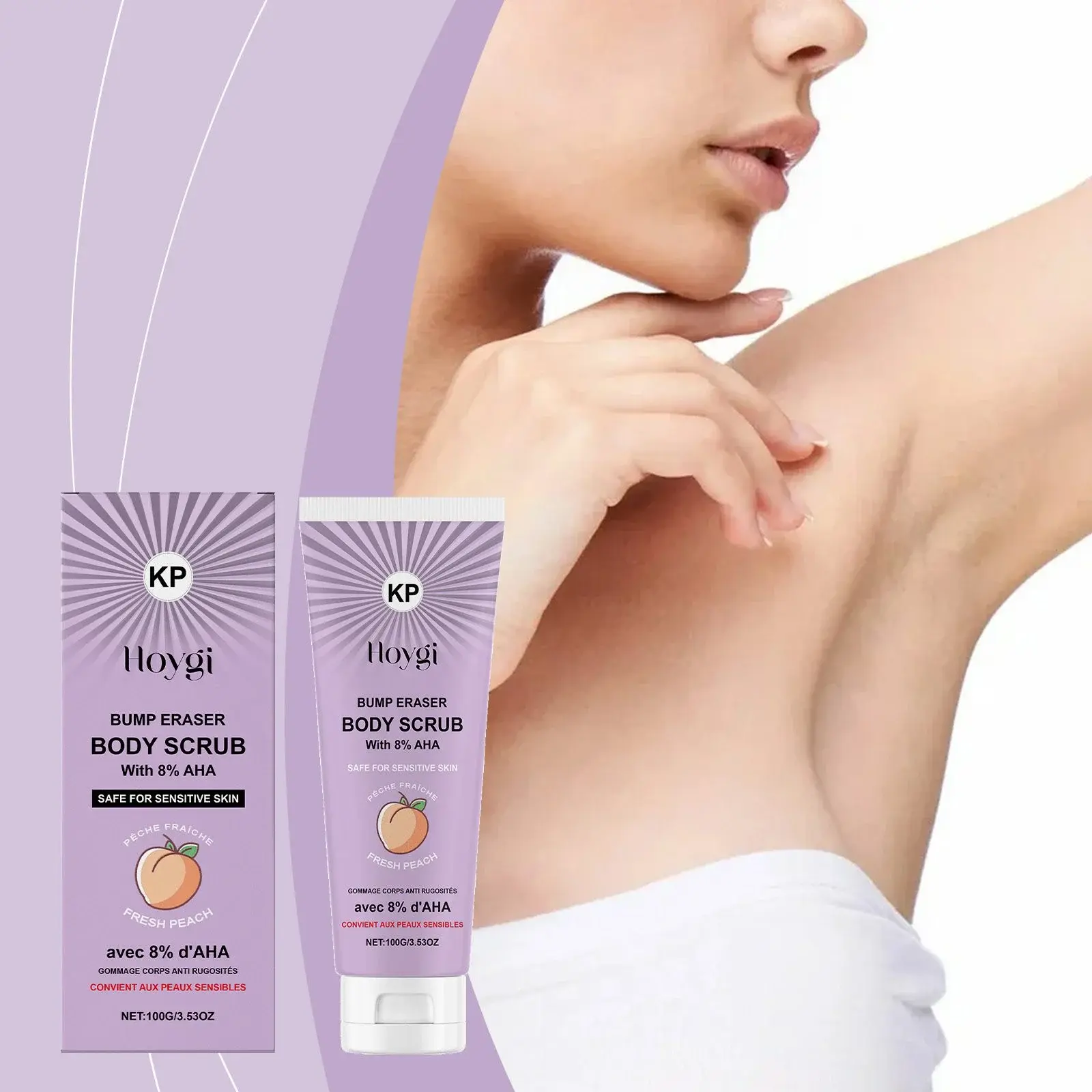 Peach Body Scrub for Gentle Skin Renewal - Hoygi 2 HO A06 0130 01 63758050