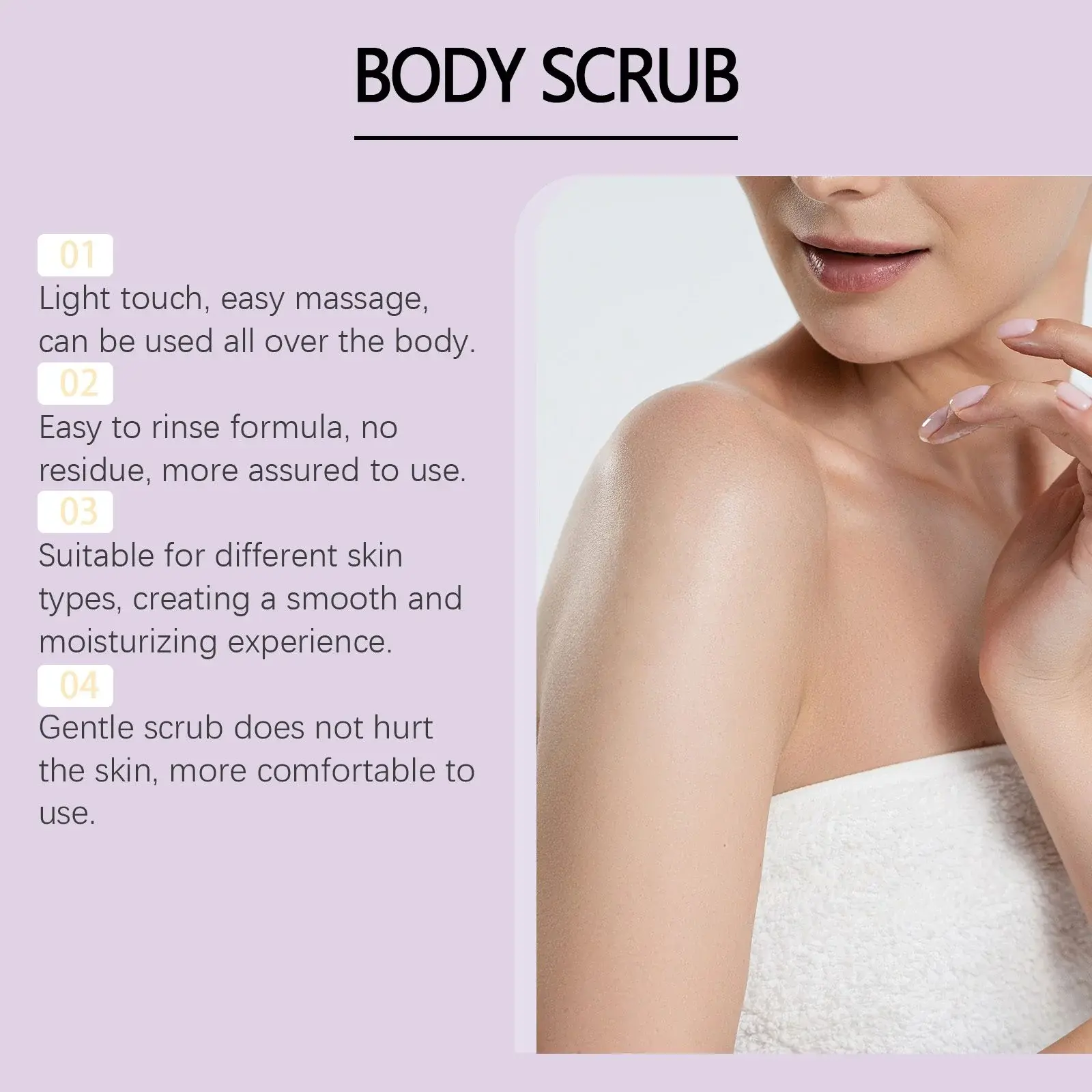 Peach Body Scrub for Gentle Skin Renewal - Hoygi 5 HO A06 0130 01 80066244
